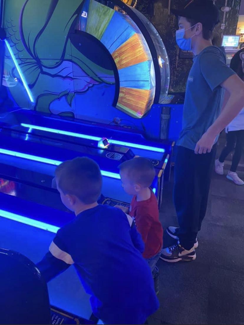 I love that he has this as hi…