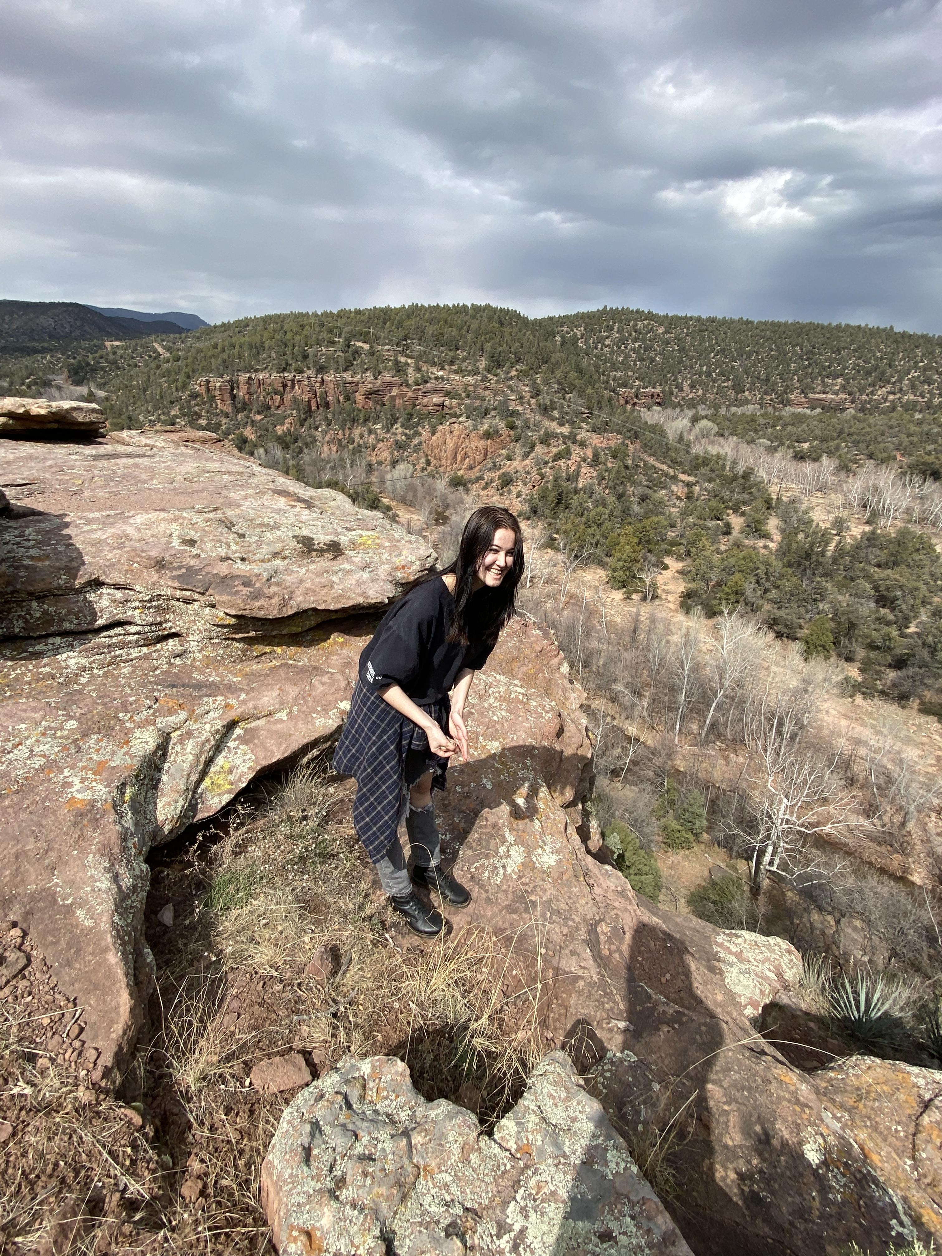 Ana at the top of the world