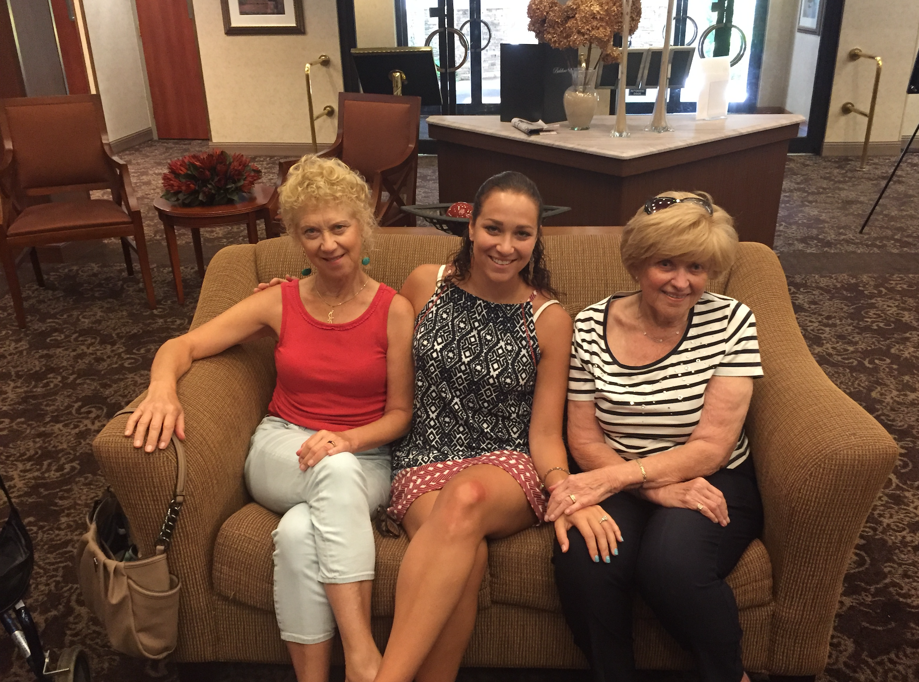 Lunch with Nana and Papa at t…