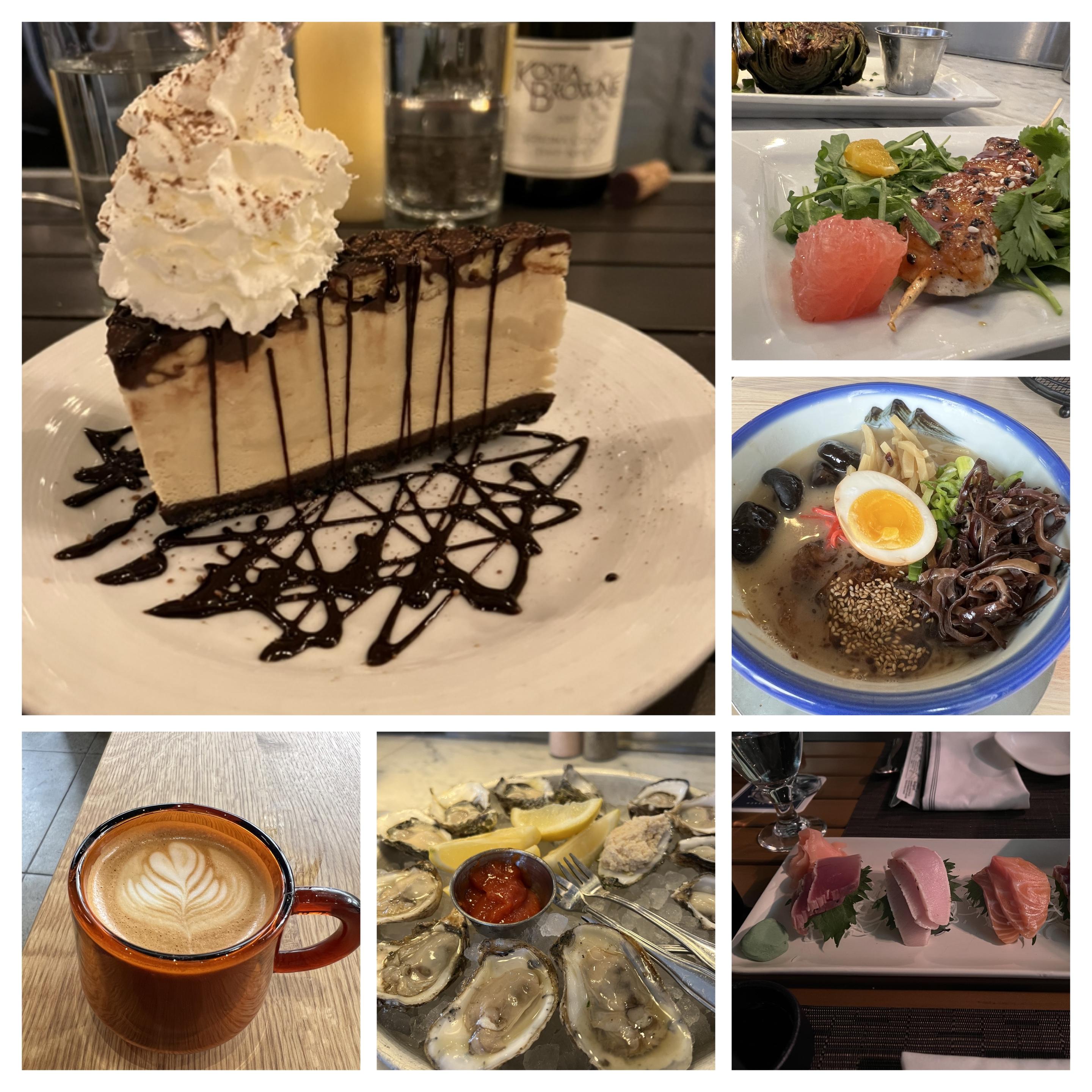 Quite the foodie, he enjoyed …