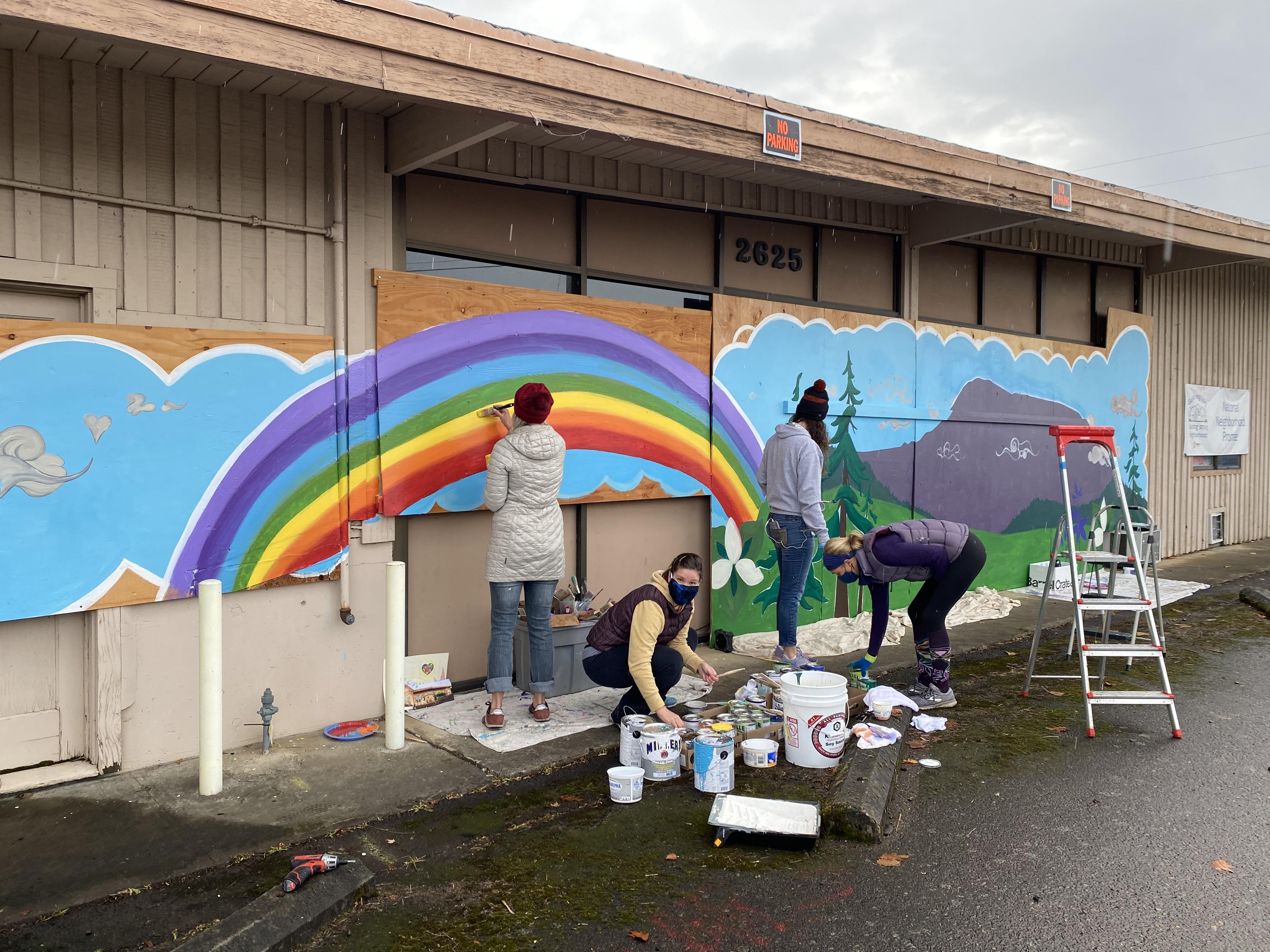 Voices Mural on 99