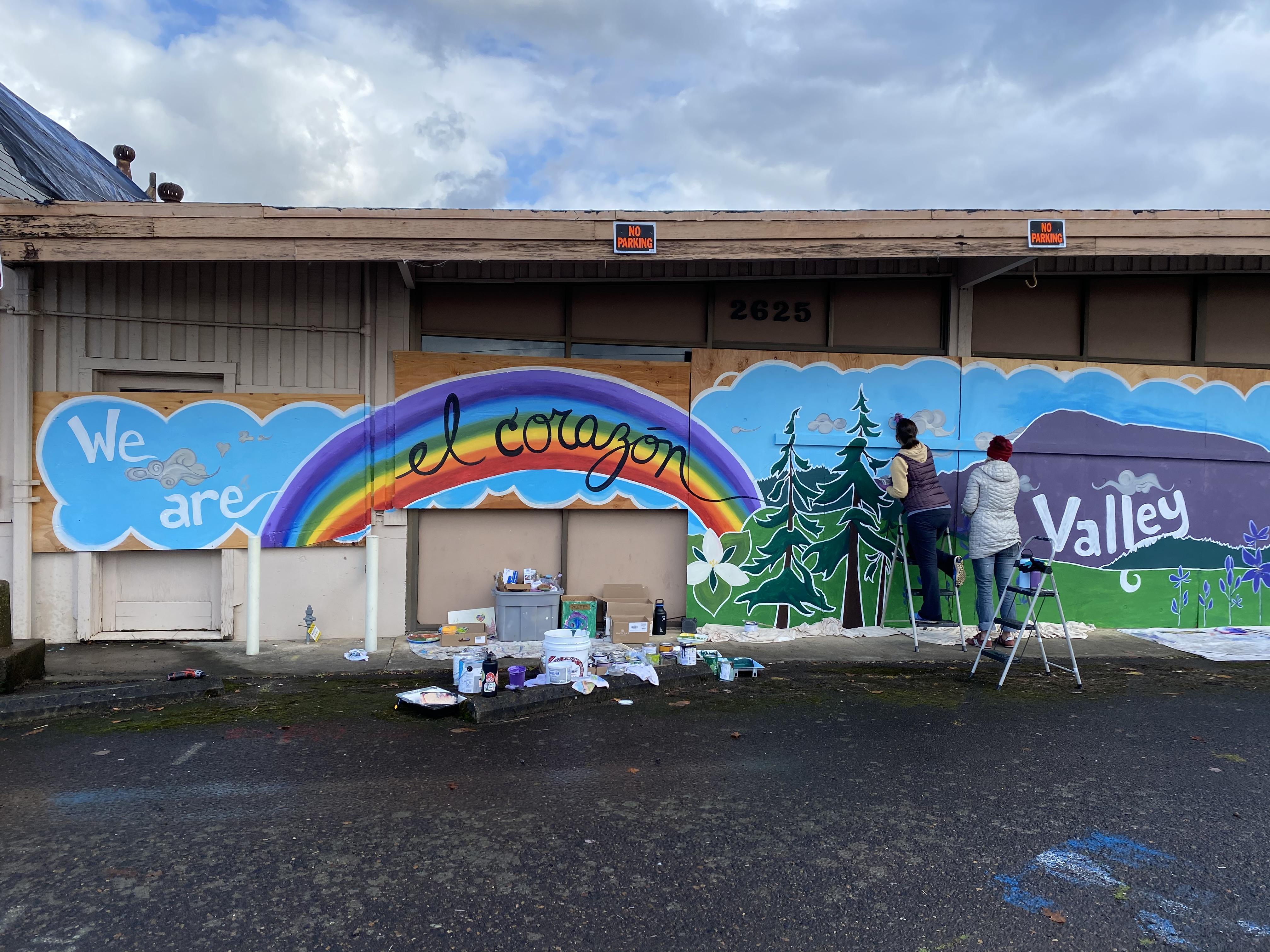 Voices Mural on 99