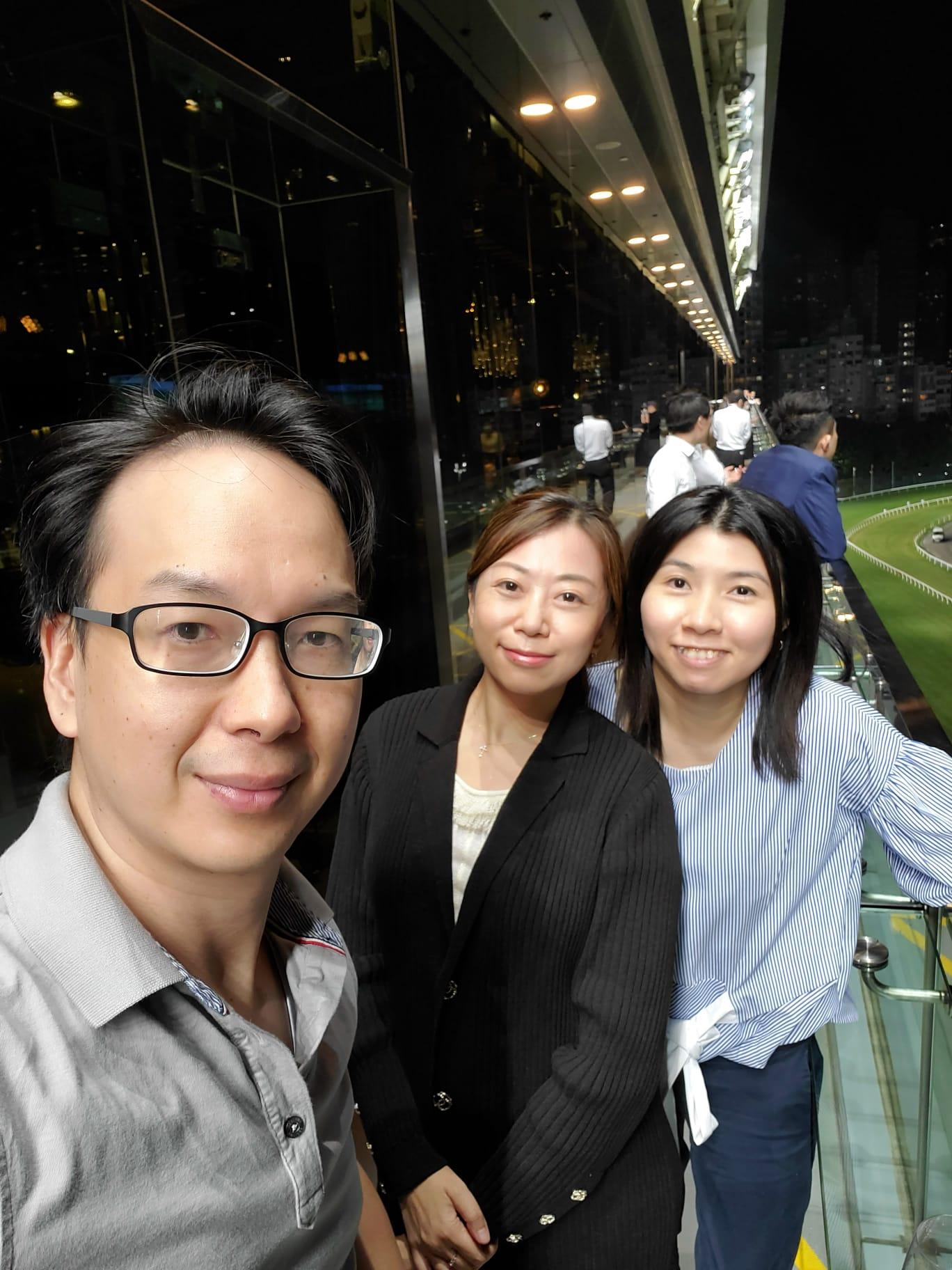 At the races with 肥哥哥 & C…