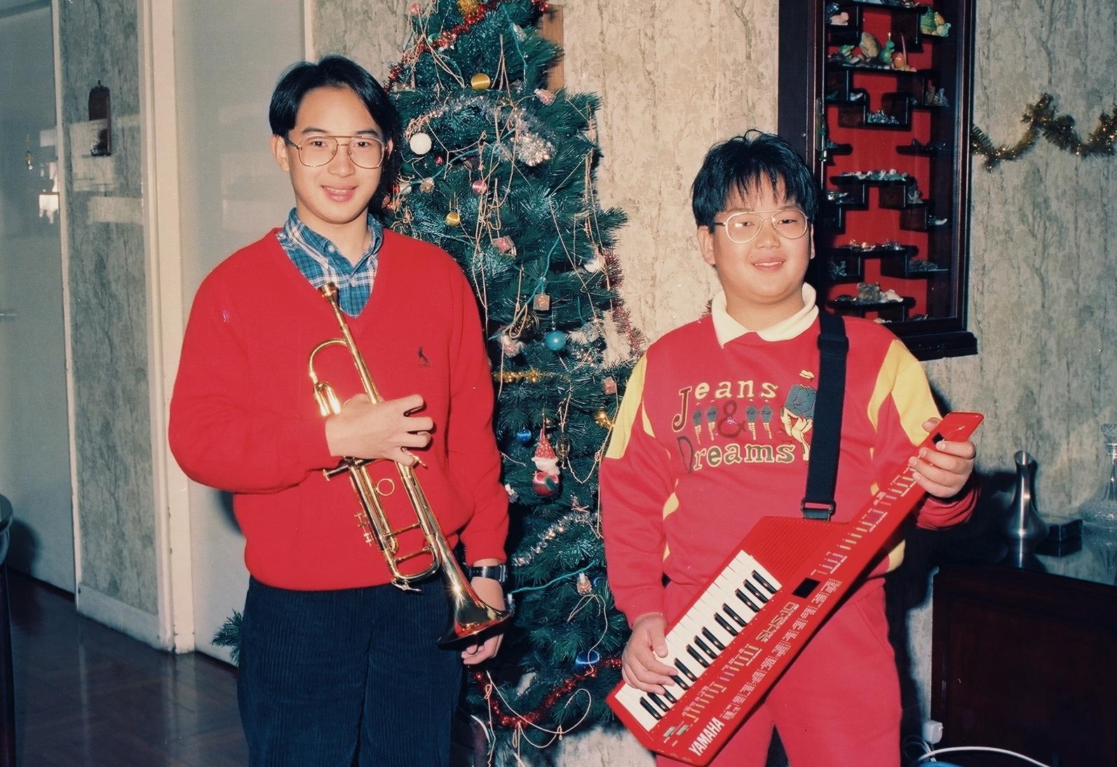 Music making at Christmas