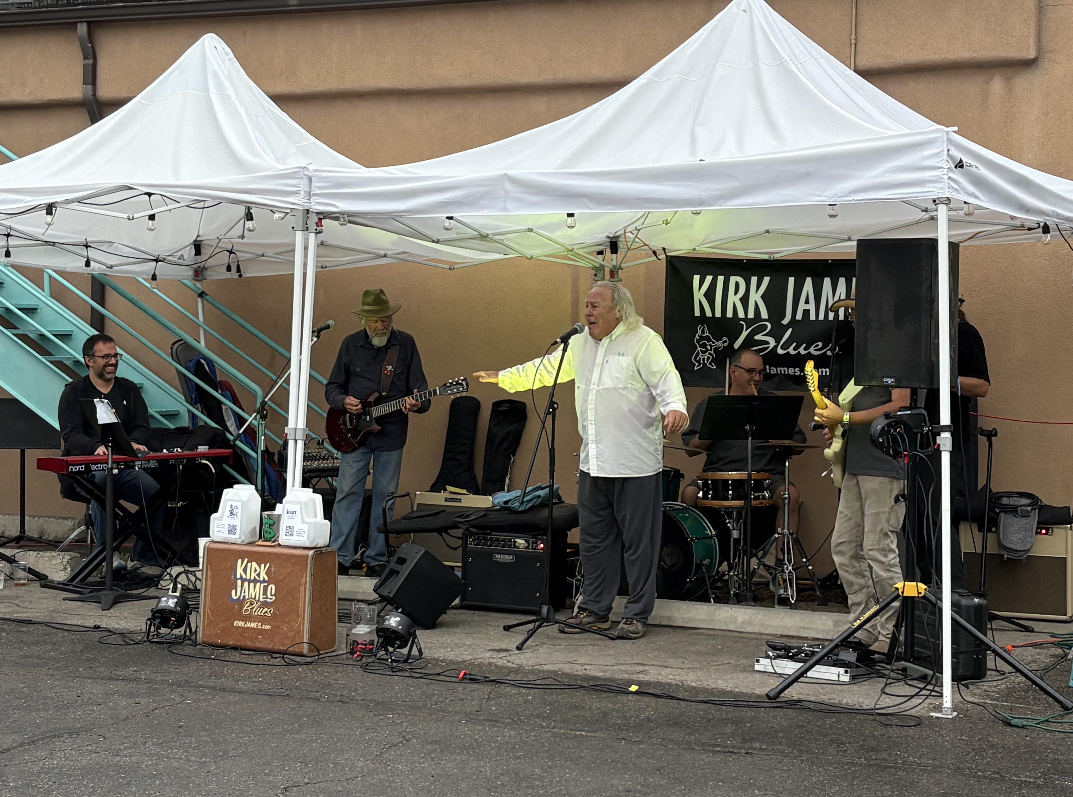 Informal tribute jam for Kirk…