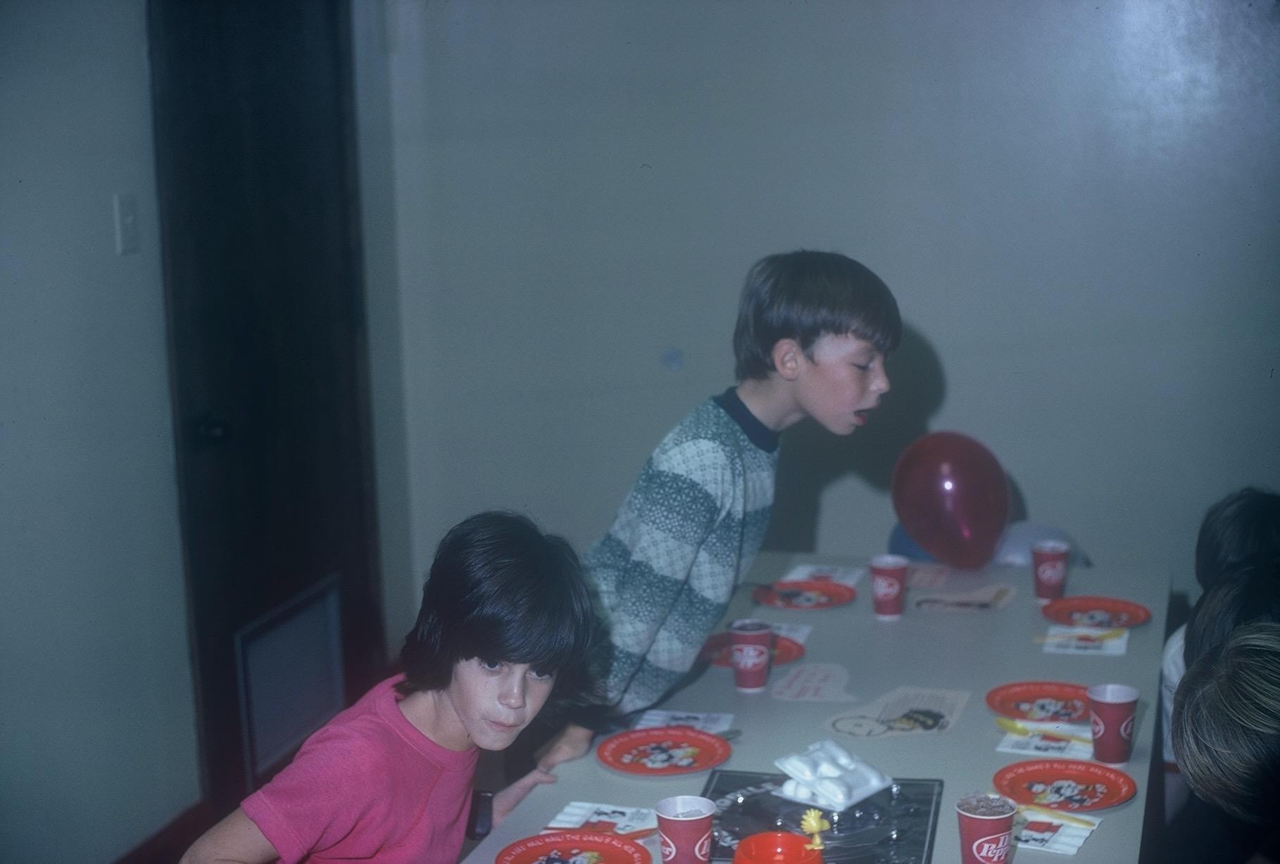 Kirk at my 11th birthday party