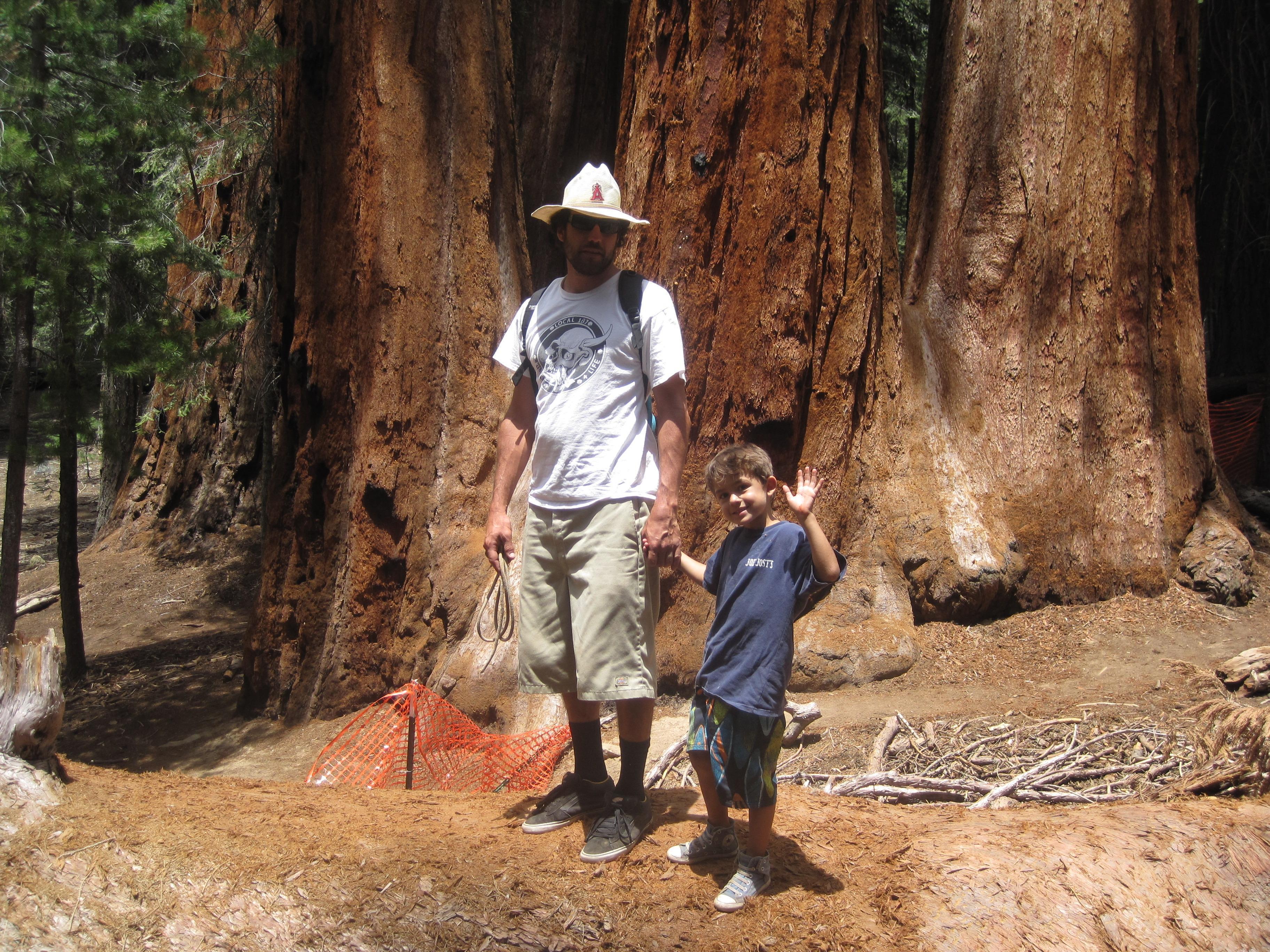 Jason and Sid in the Sierras
