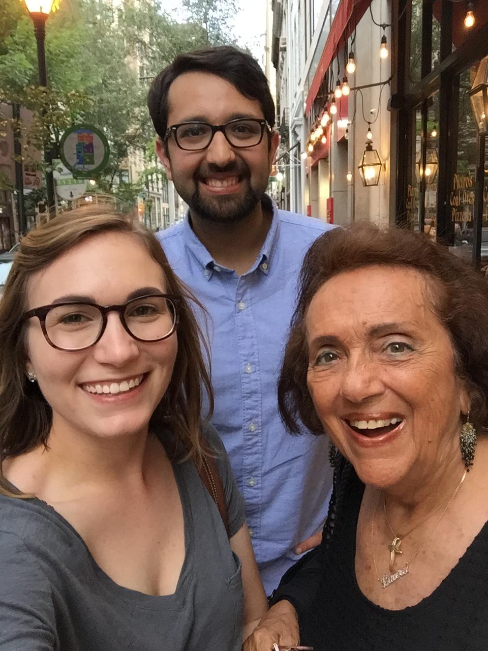 Grandma Laura, Ava and Ashwin…
