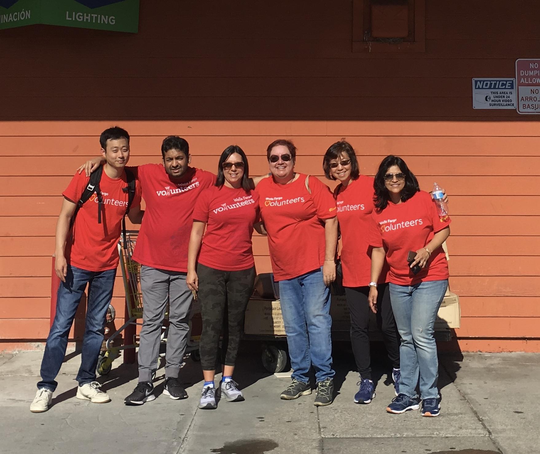 Diana and co workers at a vol…