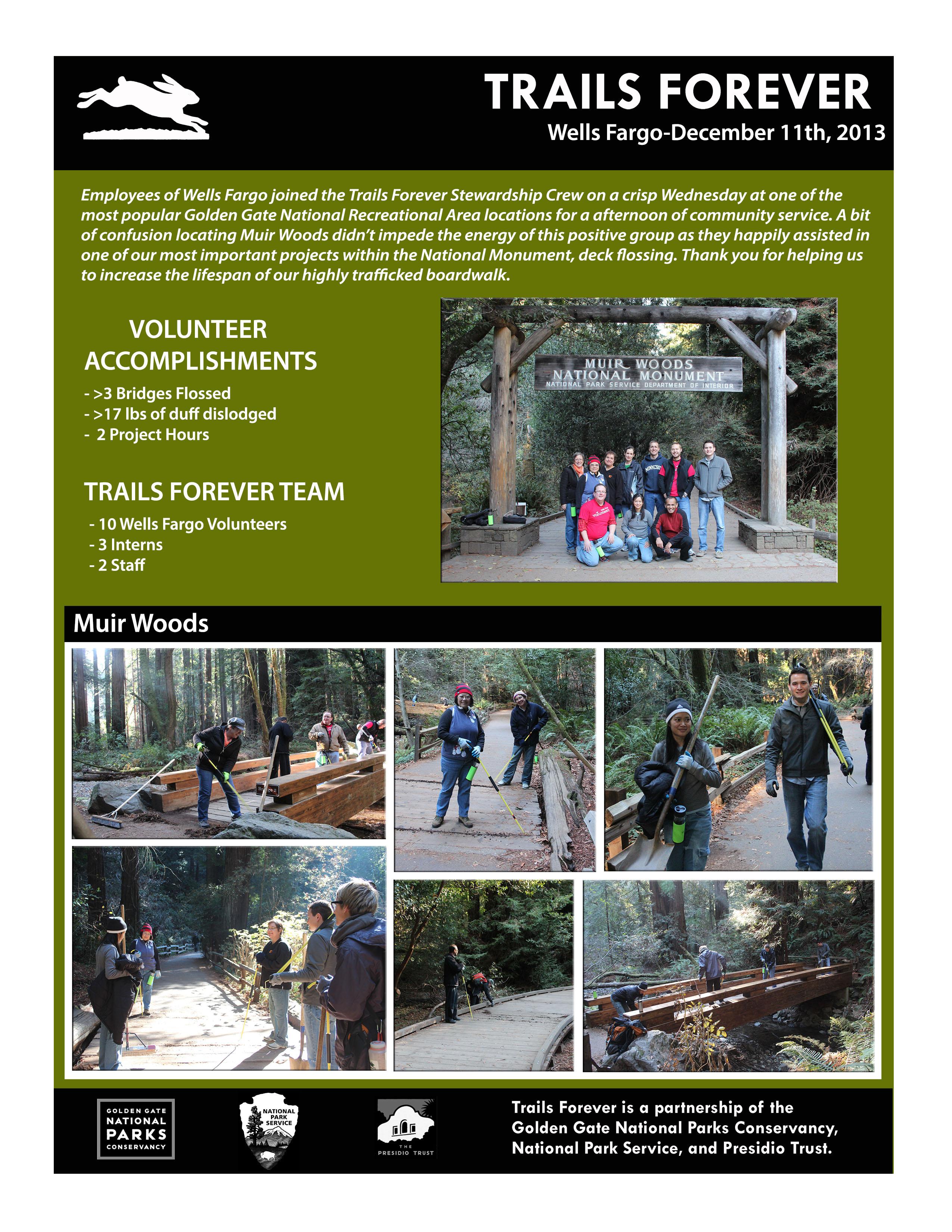 Volunteering with co-workers …