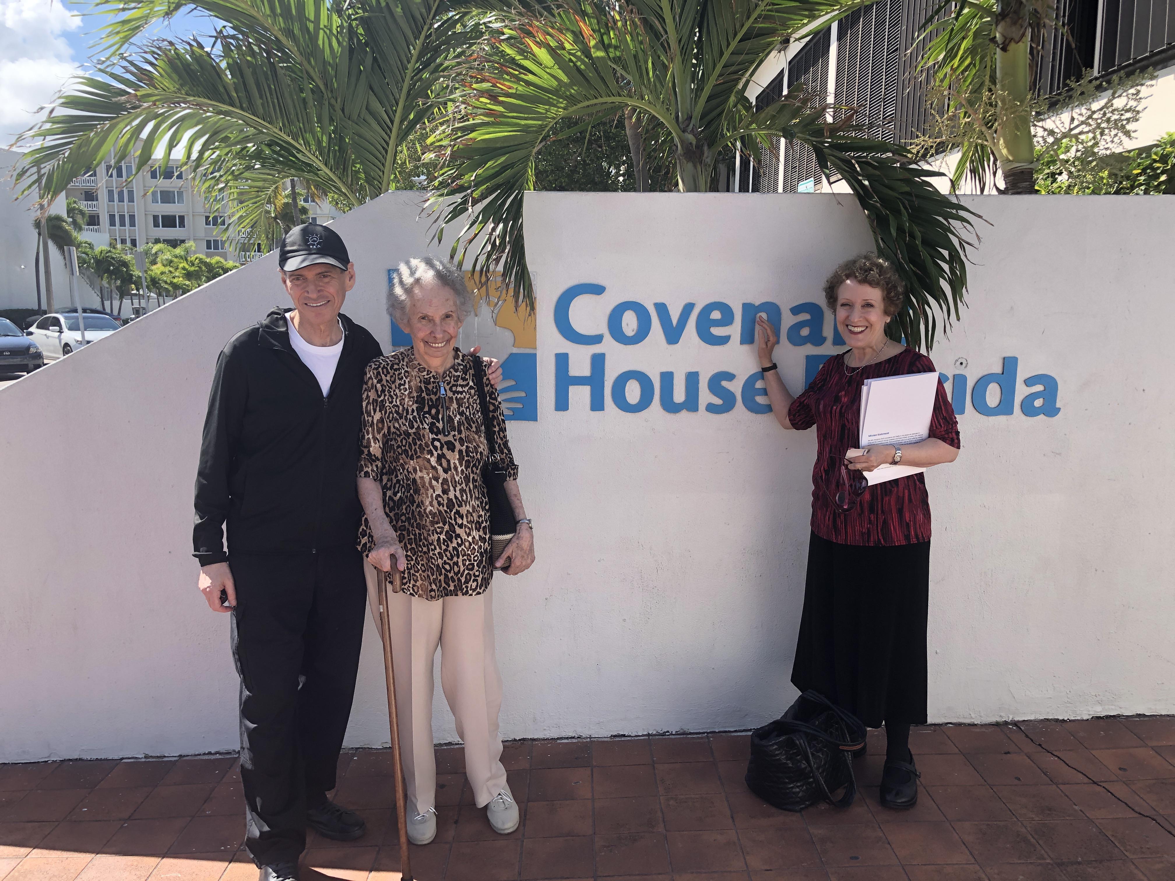 Lilly visiting Covenant House…
