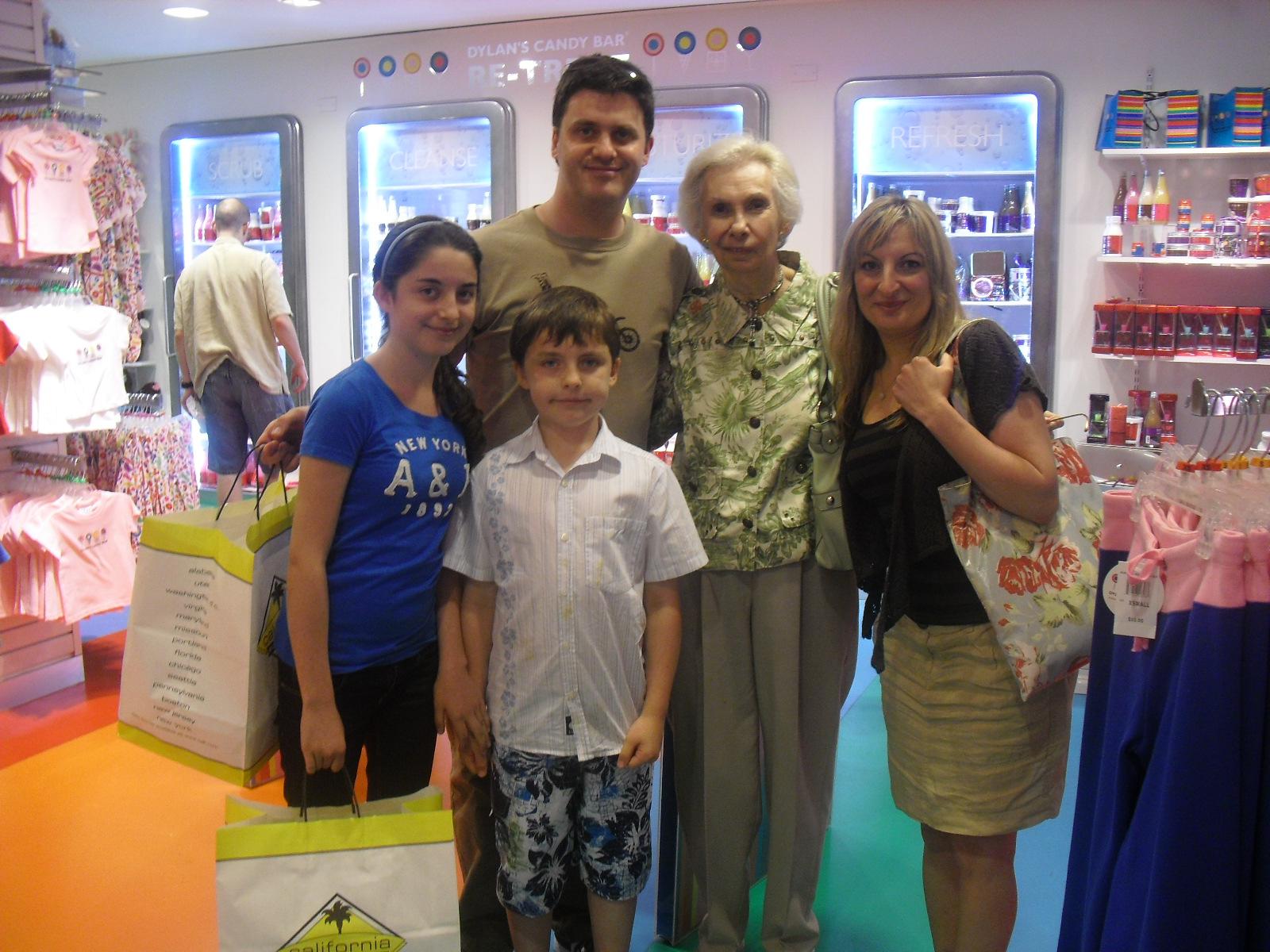 Lilly with Ben, Teres, Amy an…