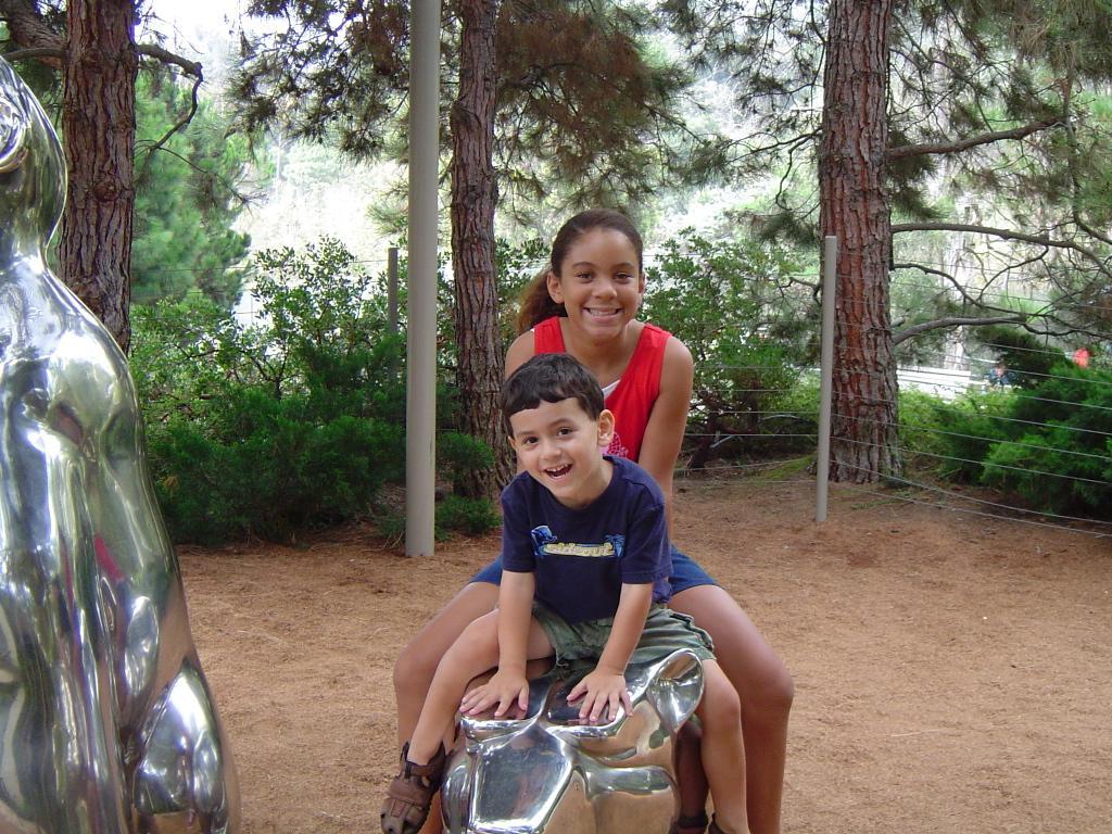 At the SD Zoo with Ethan
