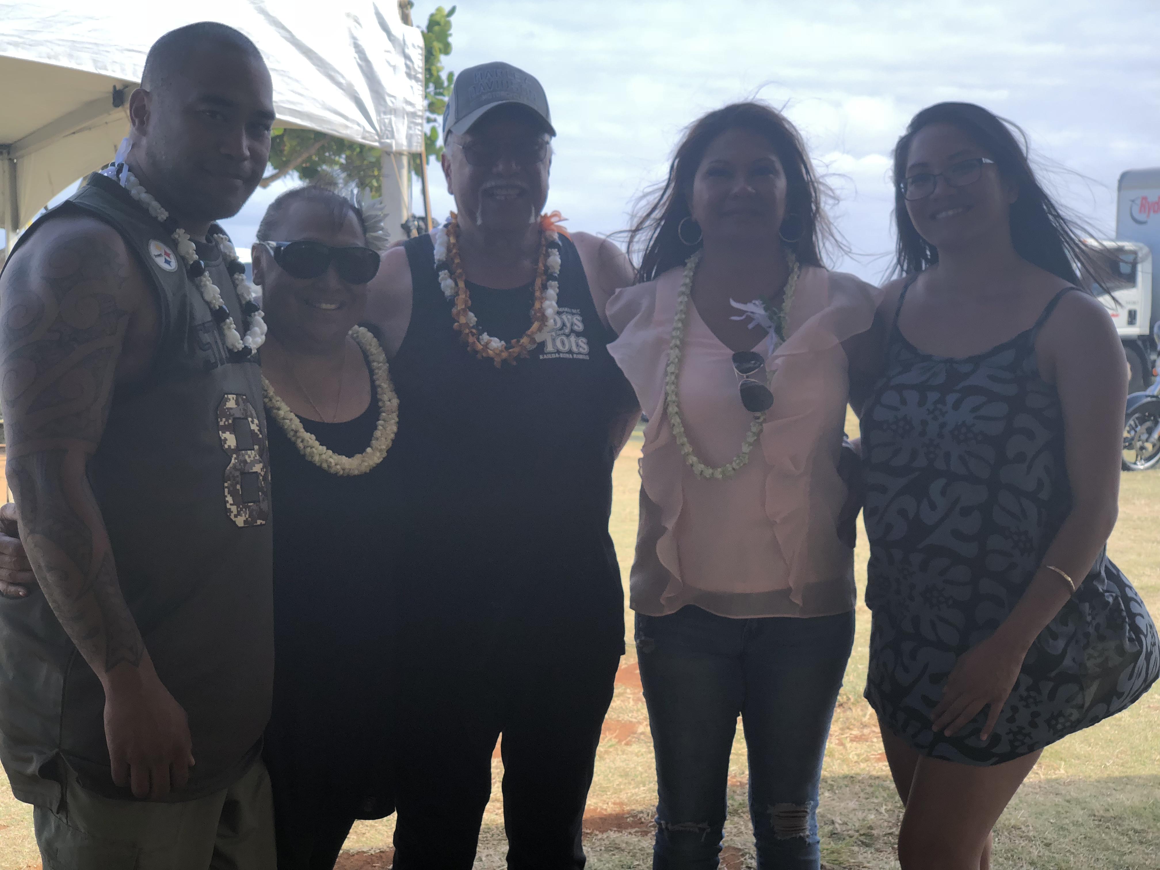 Braddah, Mom, Dad, Me, and Ti…