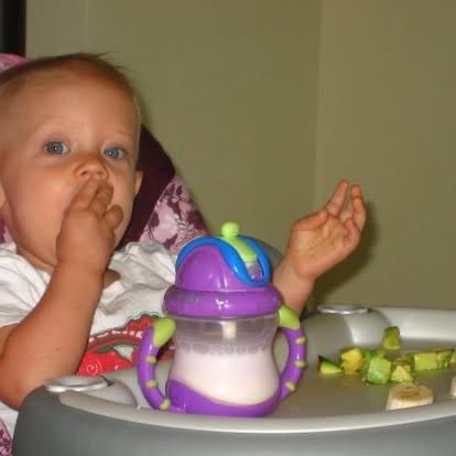 Parker eating avocado right b…