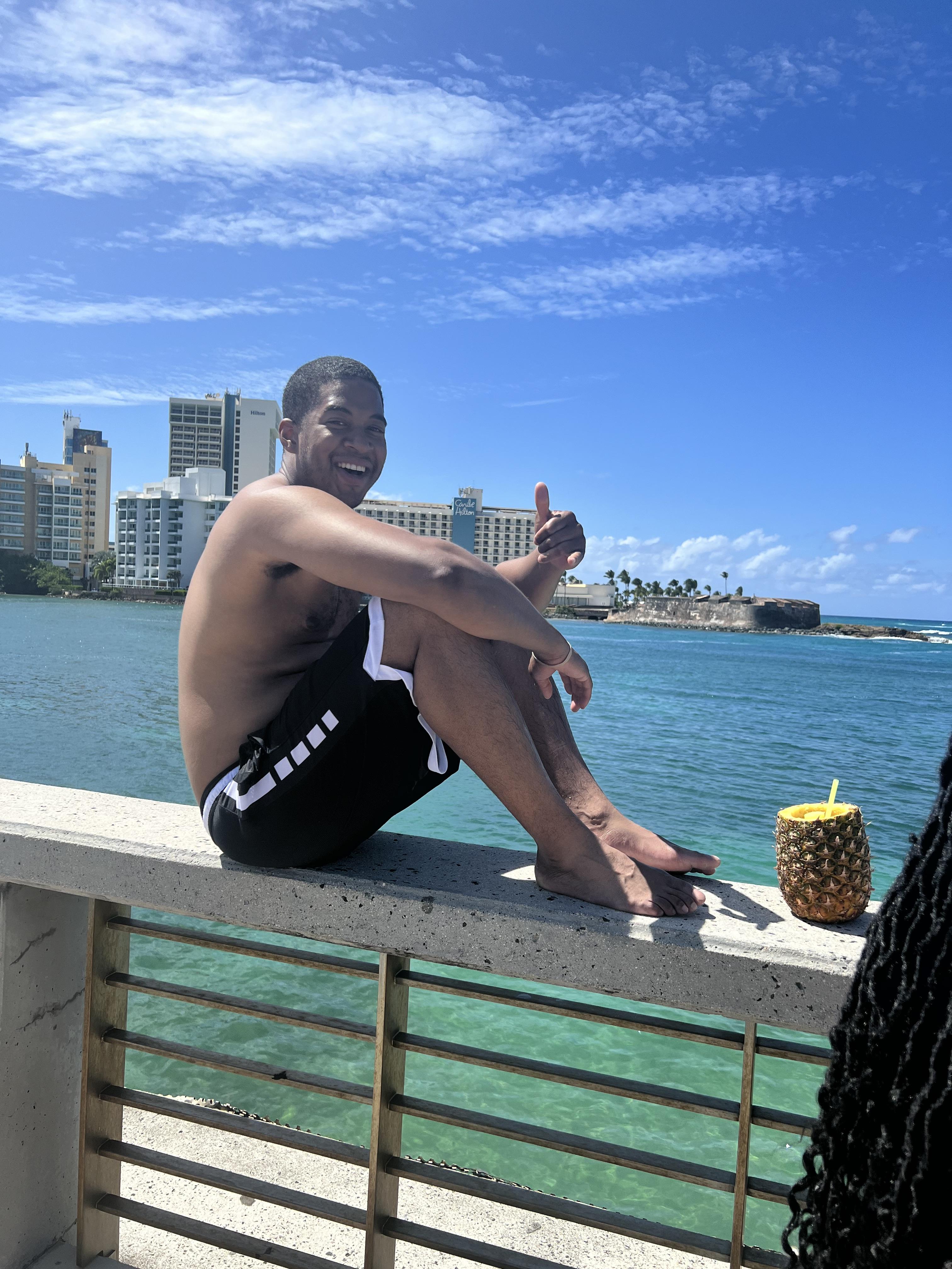 First trip to PR for his 29th…