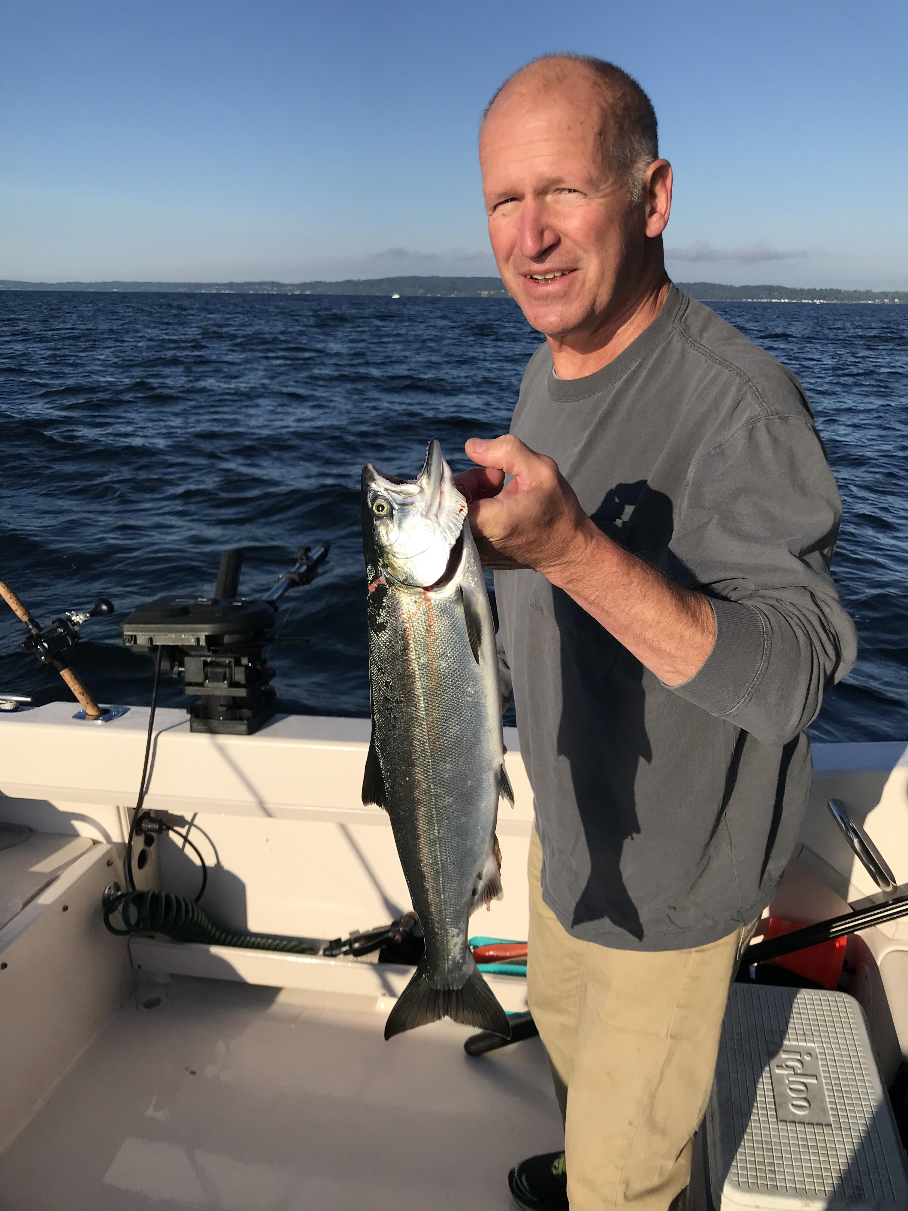 Lee with nice resident coho J…