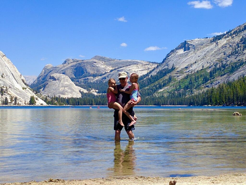 Tioga Pass, with grandchildre…