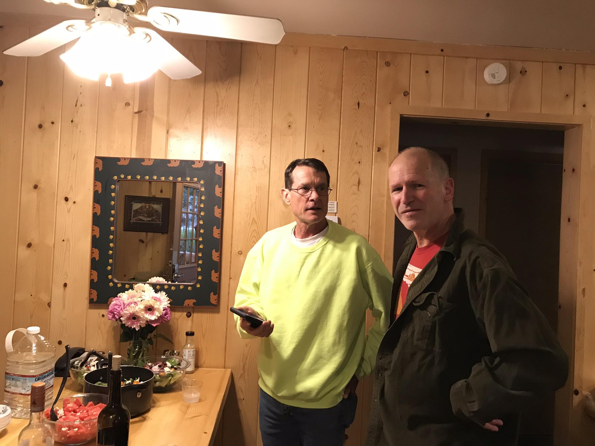 Lee with Andy Falls