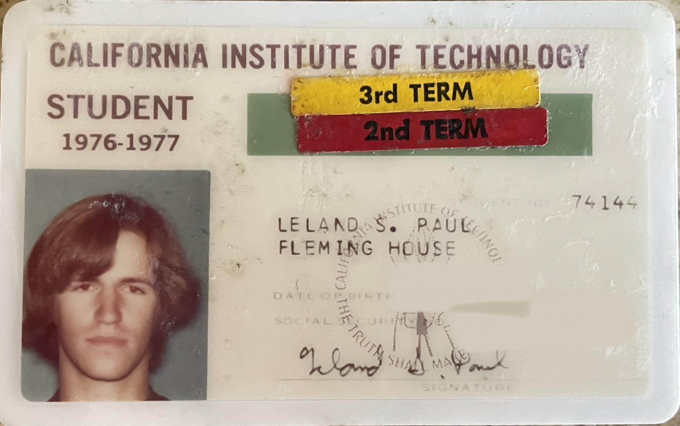 Cal Tech — Look at the hair :)