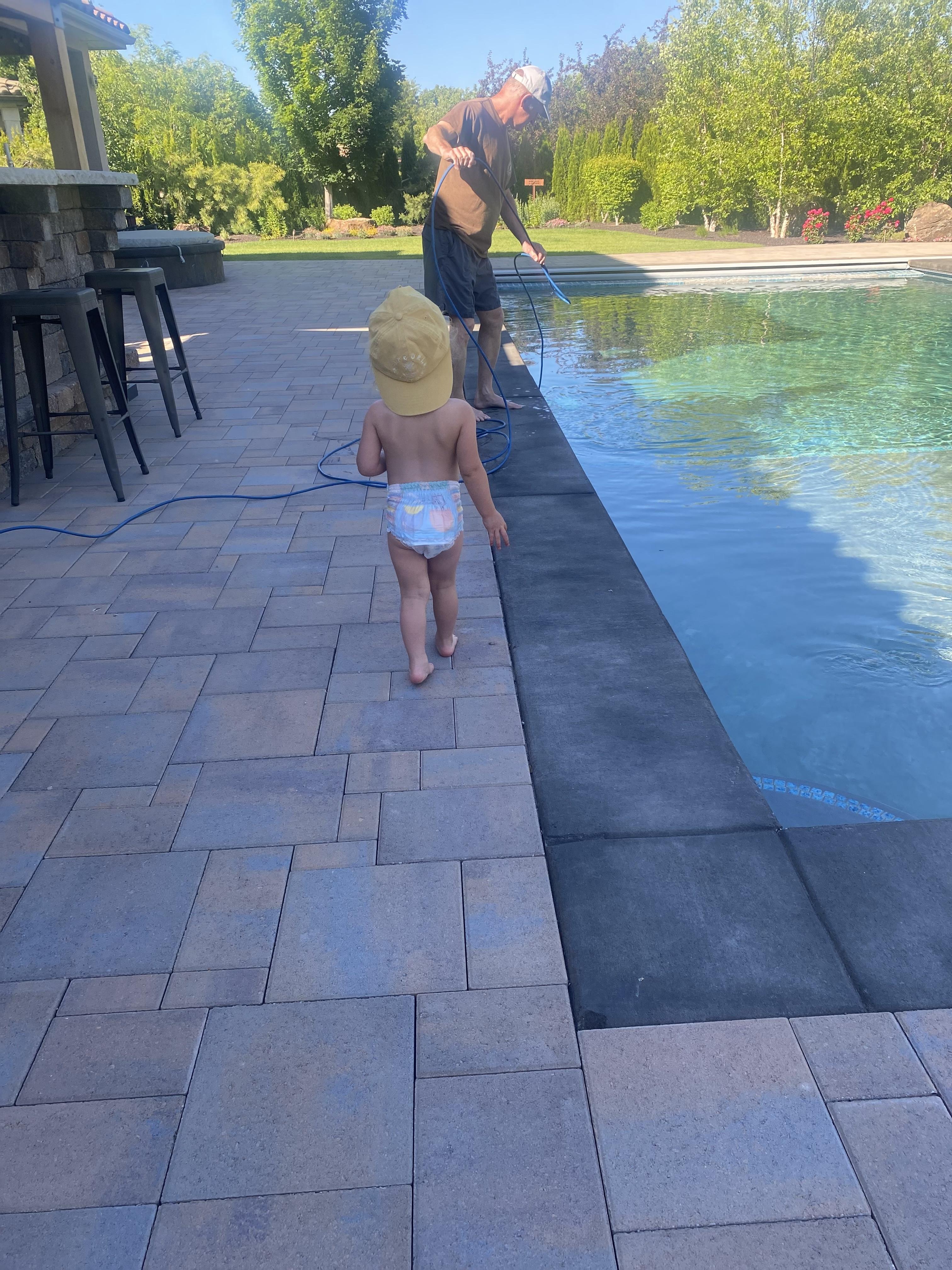 Little Alice (2) and Grandpa …