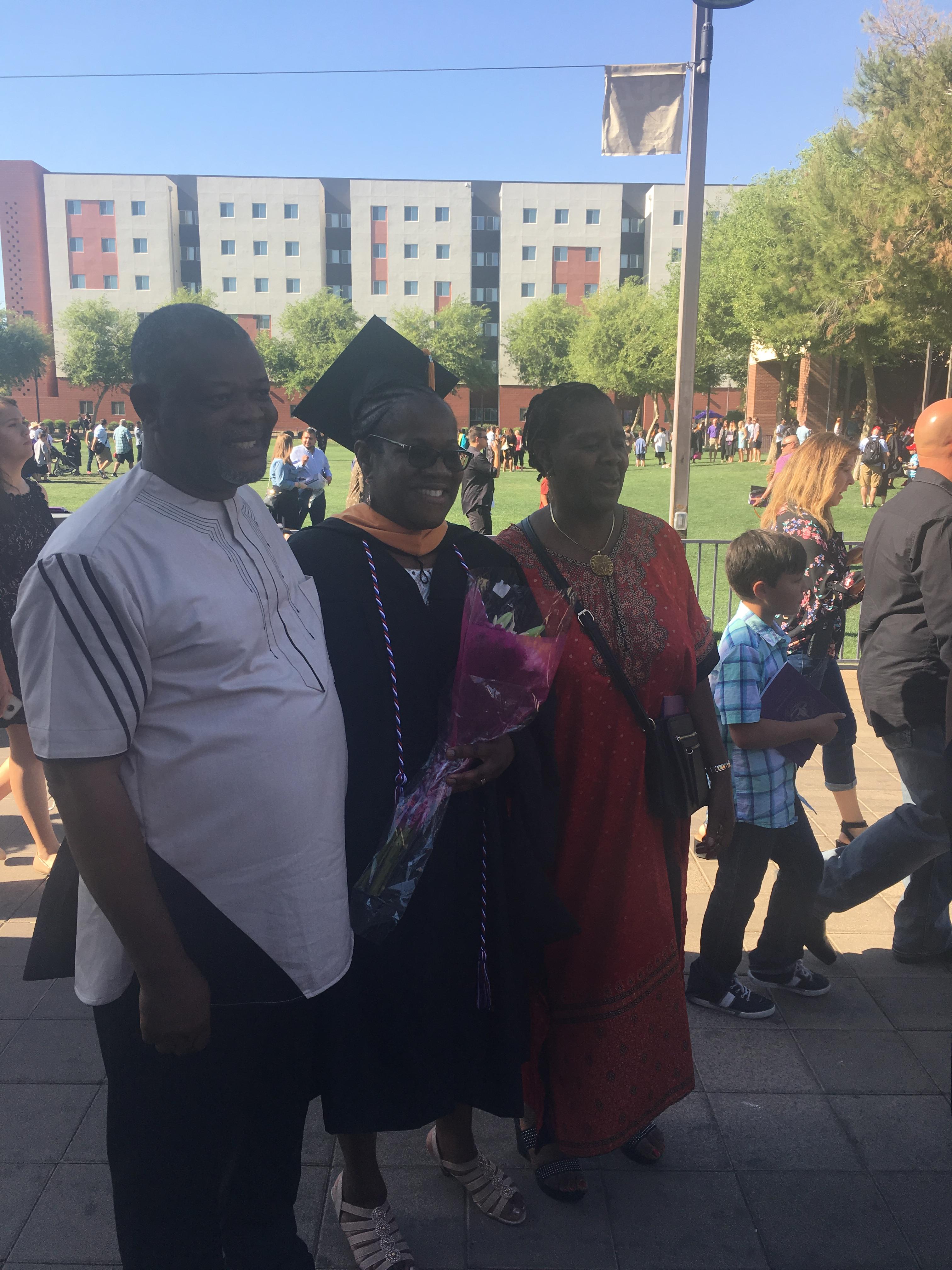 Mama at her daughter's gradua…
