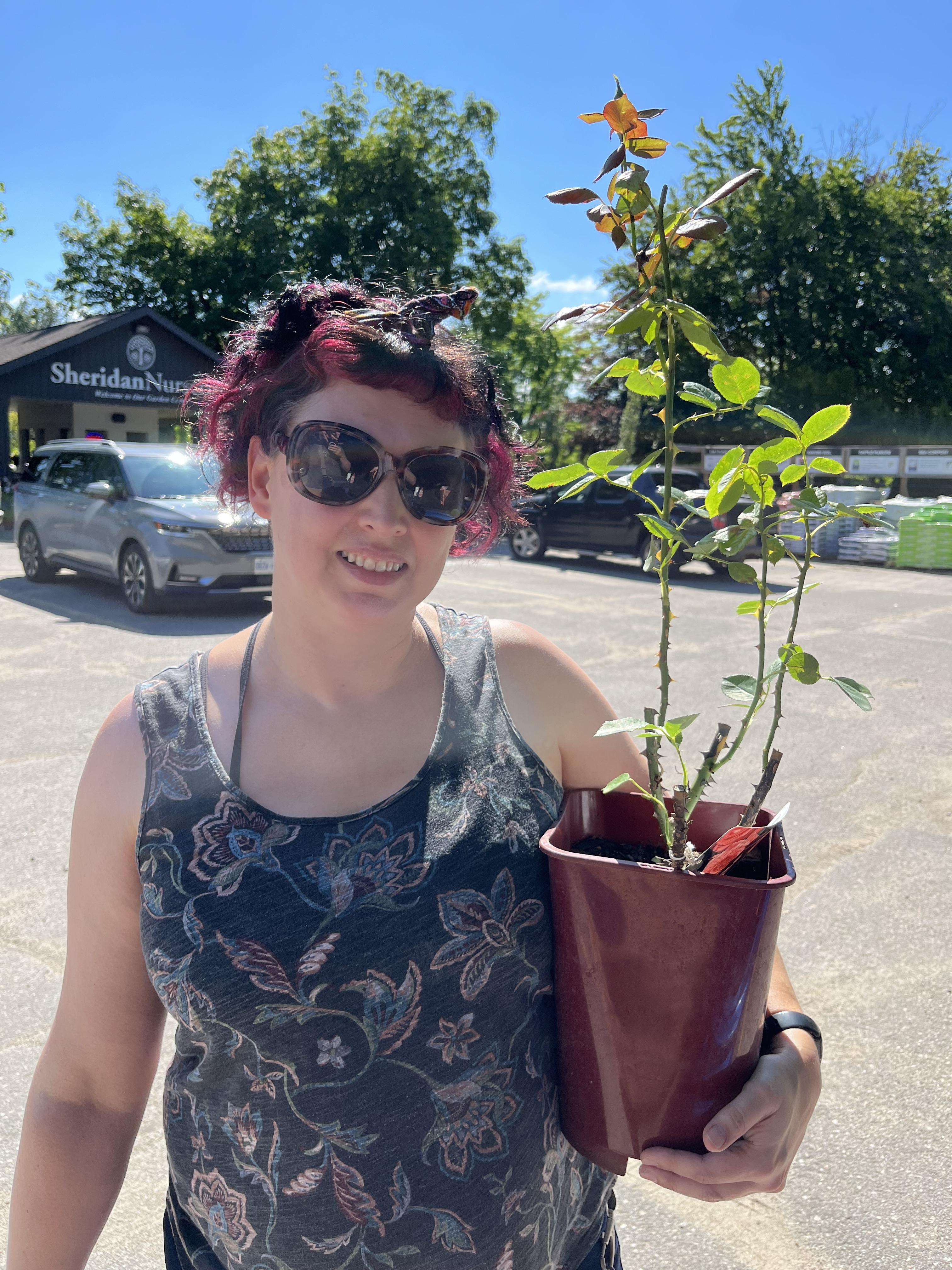 Julia with her favorite new r…