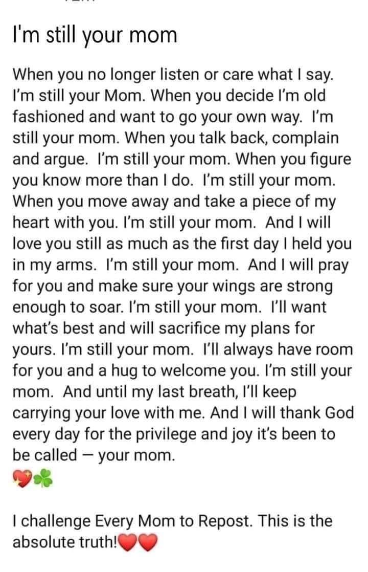 The gift of being Monica’s mom