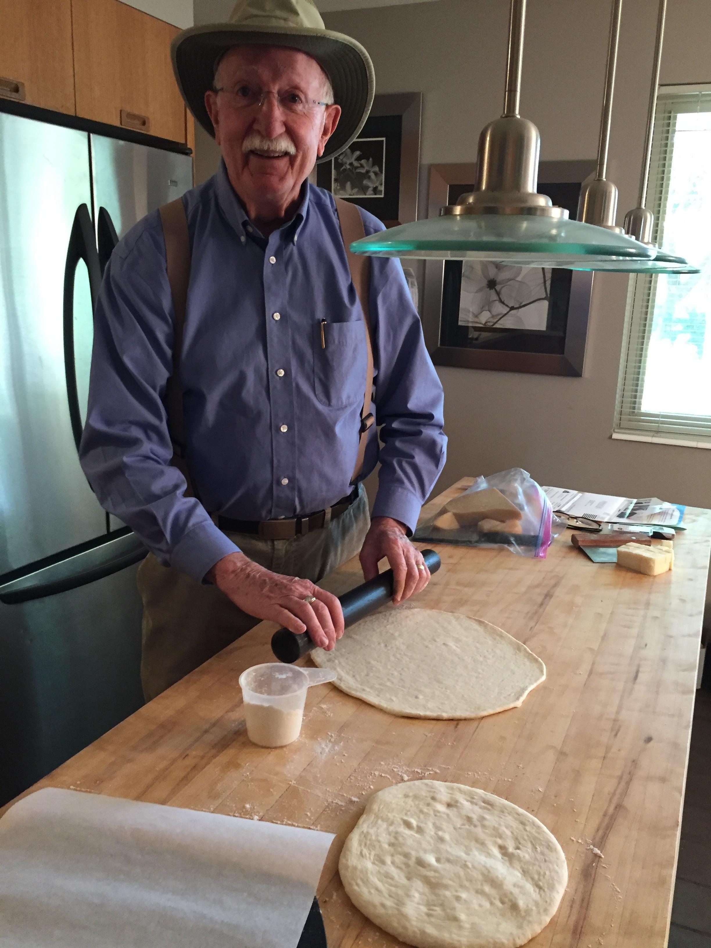 Beautiful pizza dough