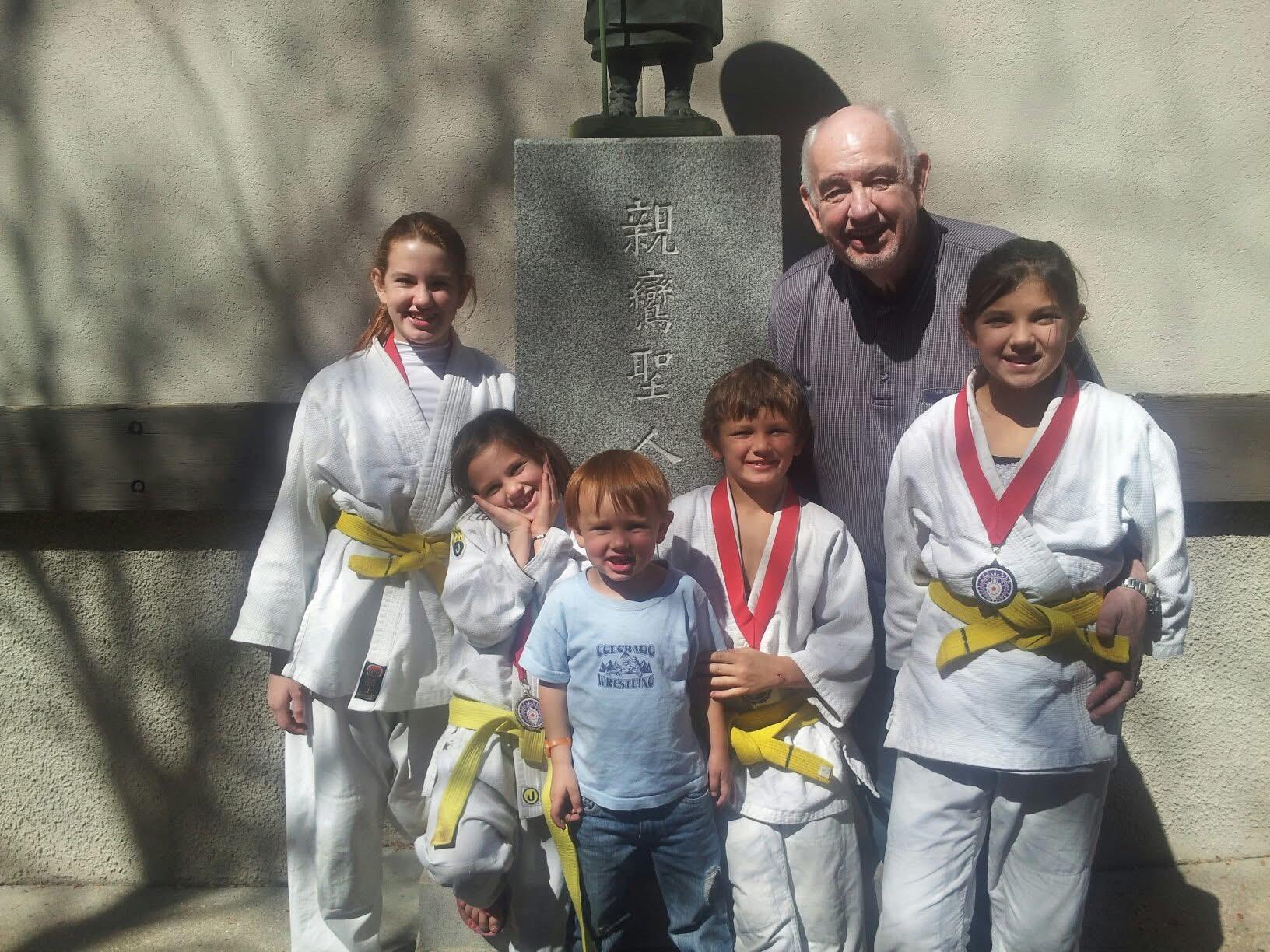 Bob with the Judo Champs, Bro…