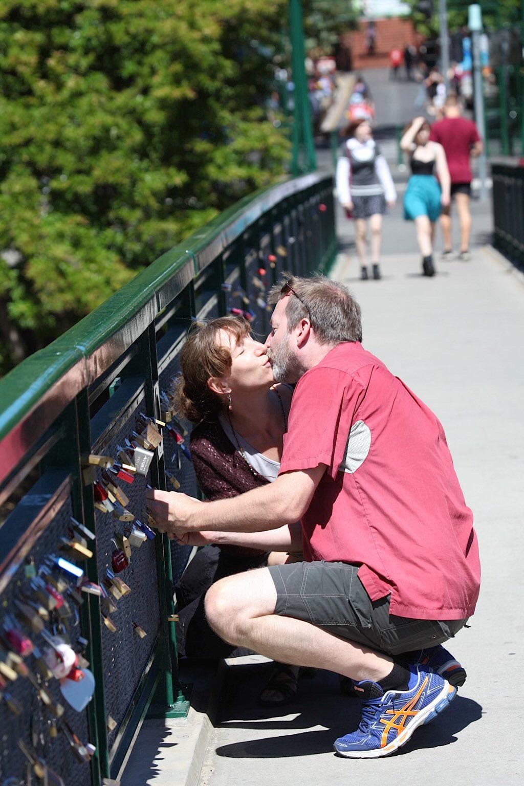 Lovers locket forever in Adel…