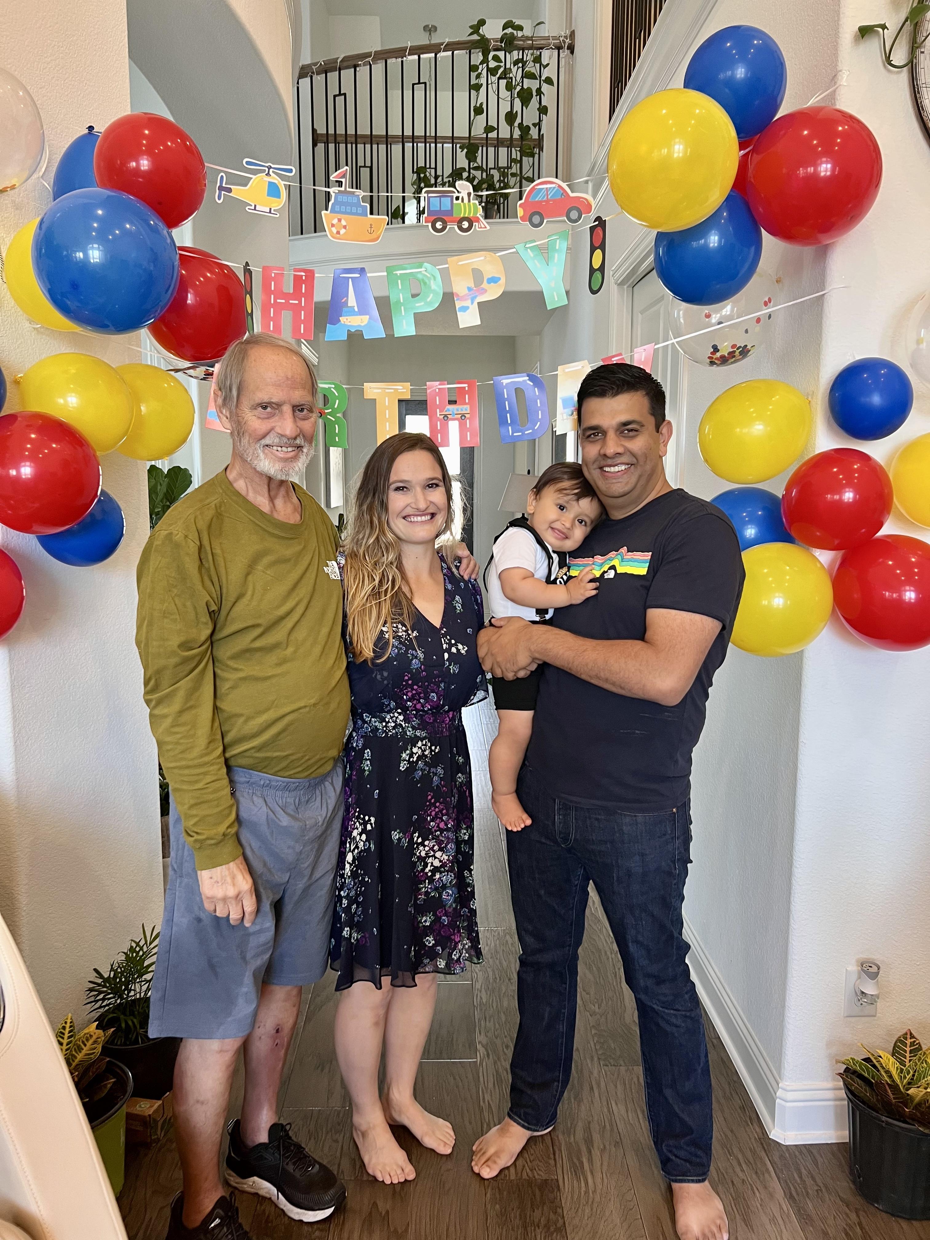 Kieran’s first birthday