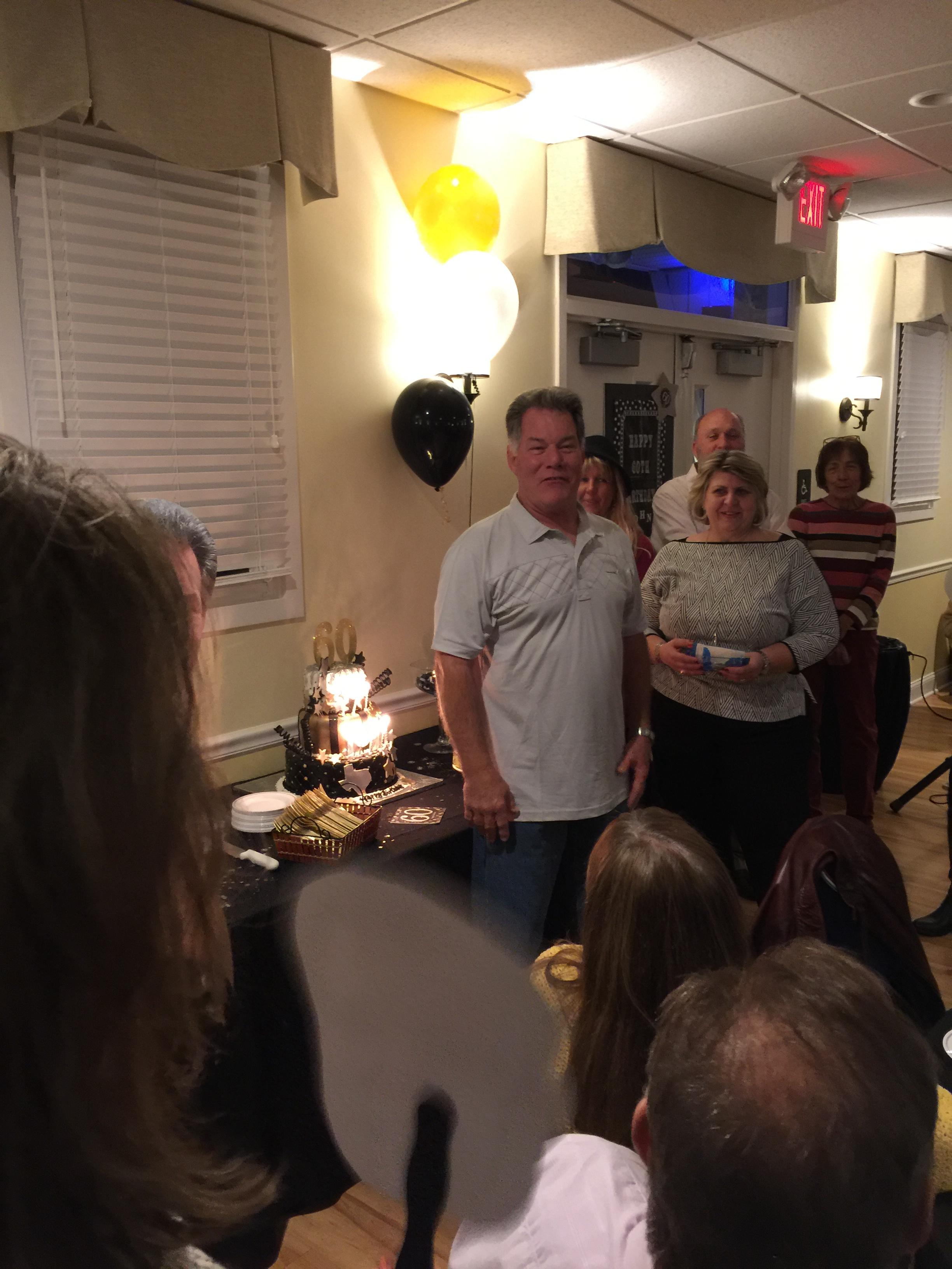 John’s surprise 60th birthday…