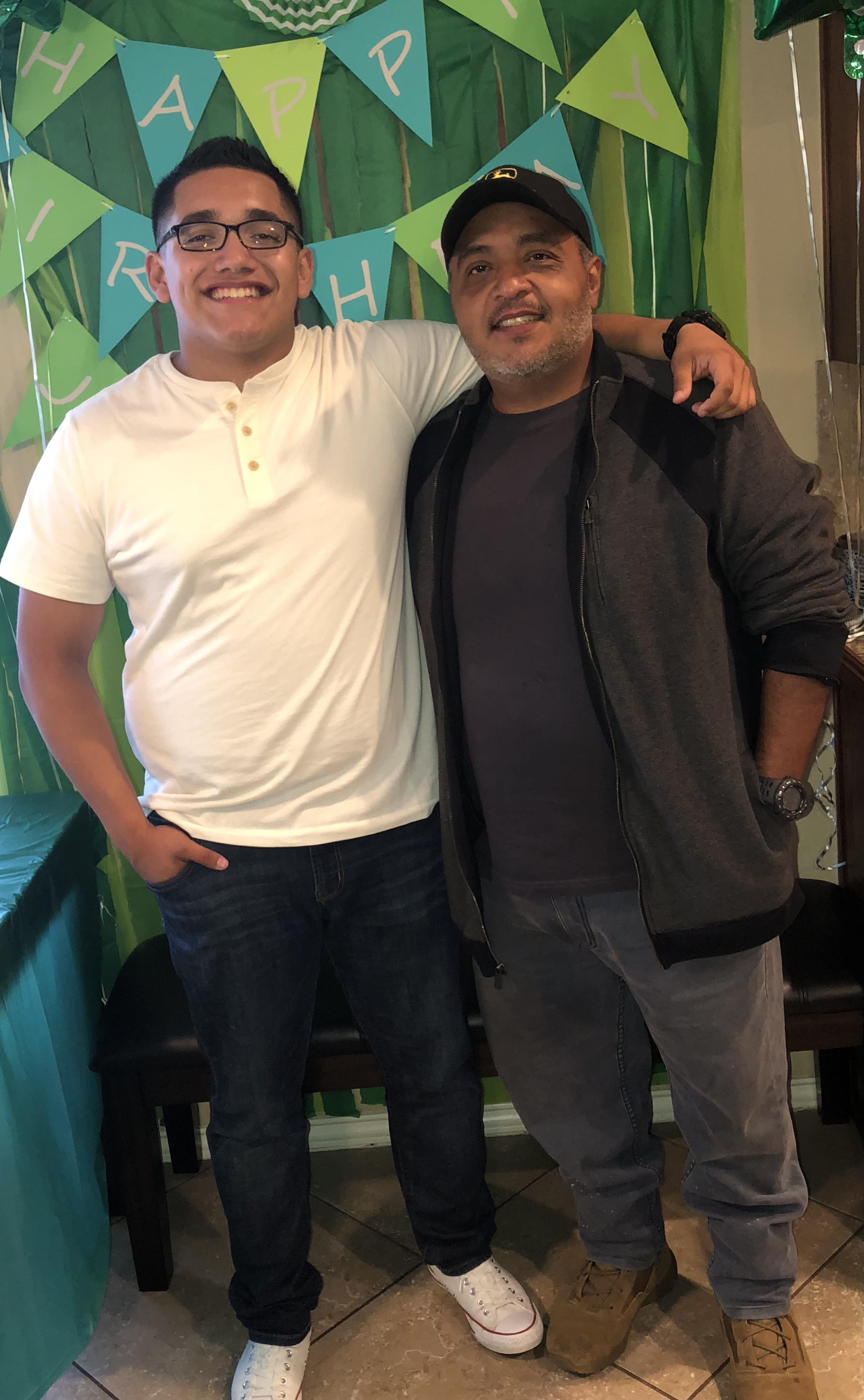 Tío jr and I for my 18th birt…