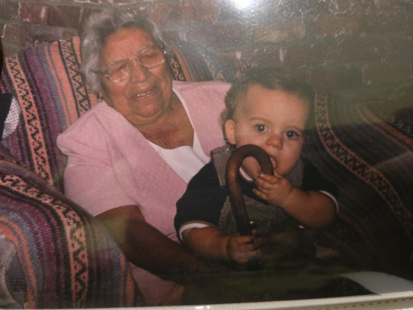 Robert and his great grandmot…