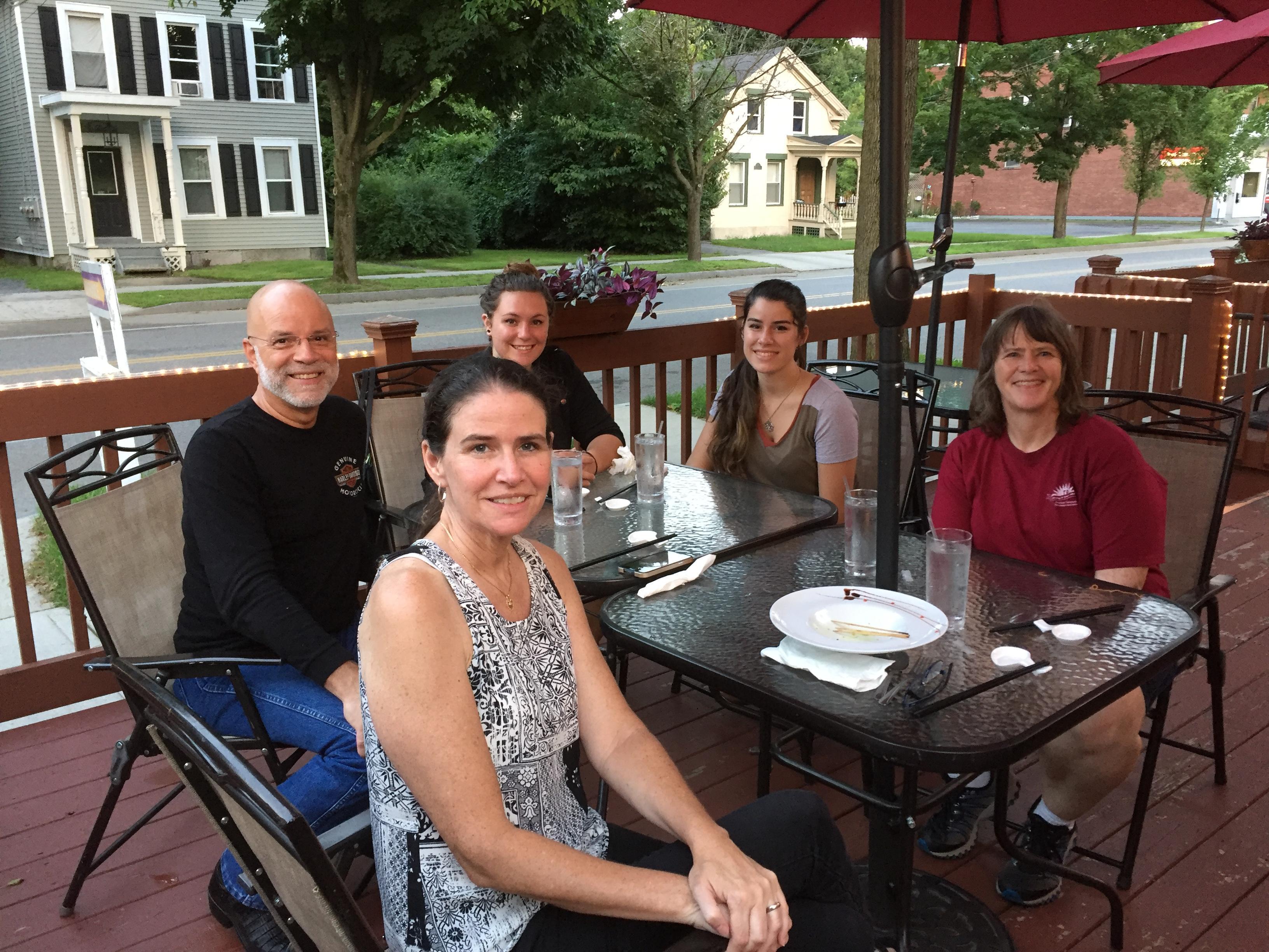 My first ever sushi with fami…