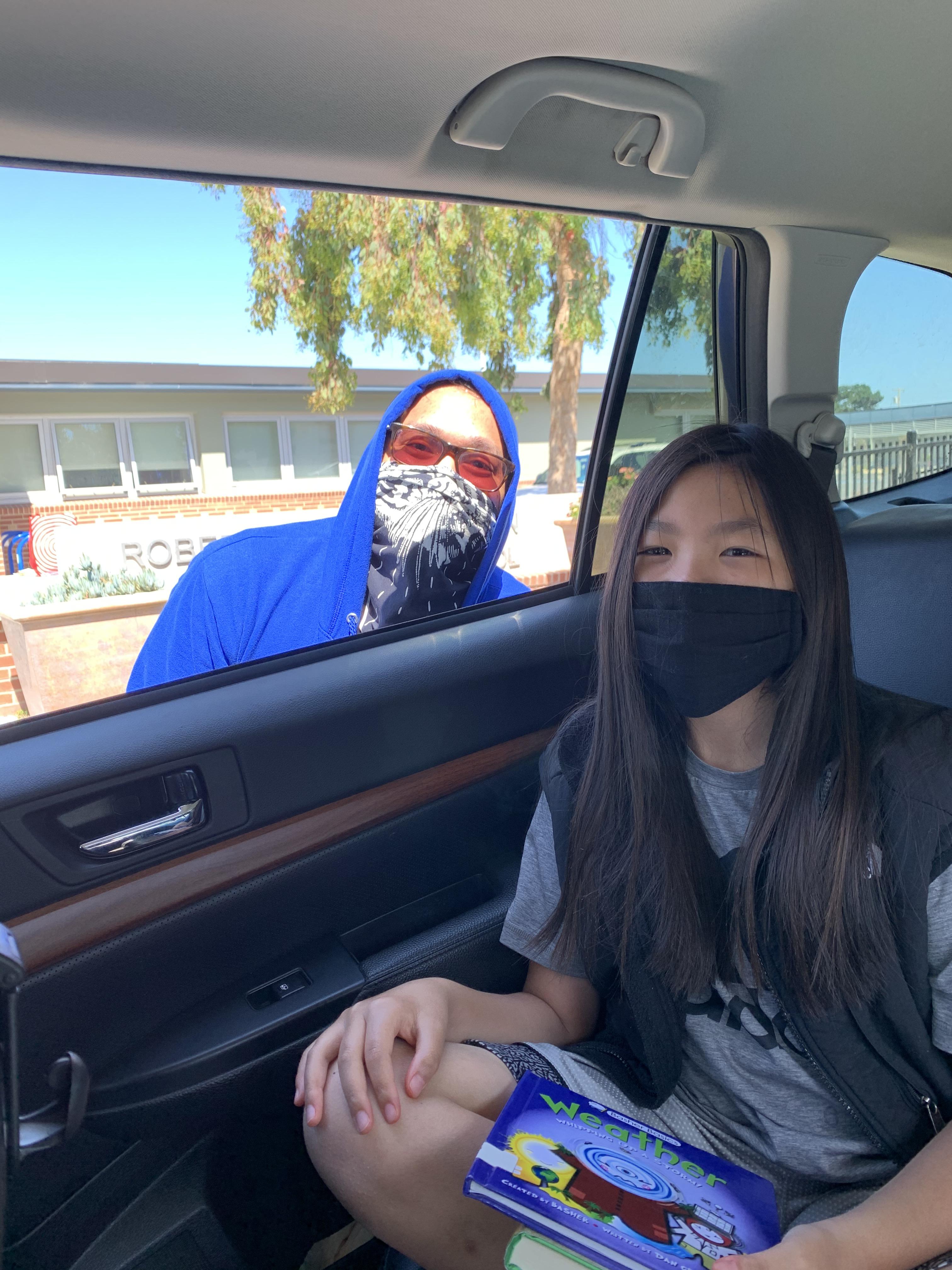 5th grade graduation drive by…