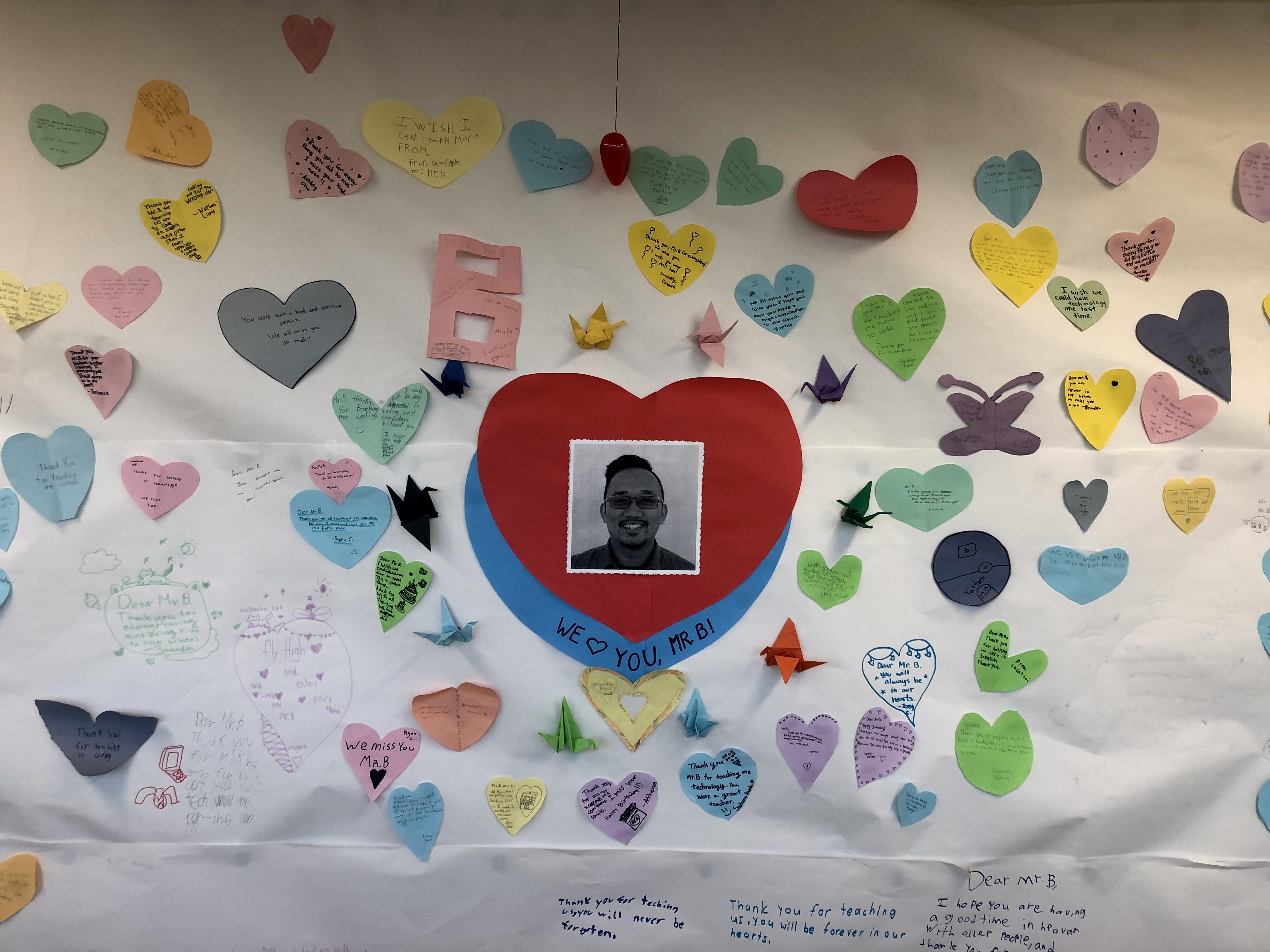 These are all messages to Mik…