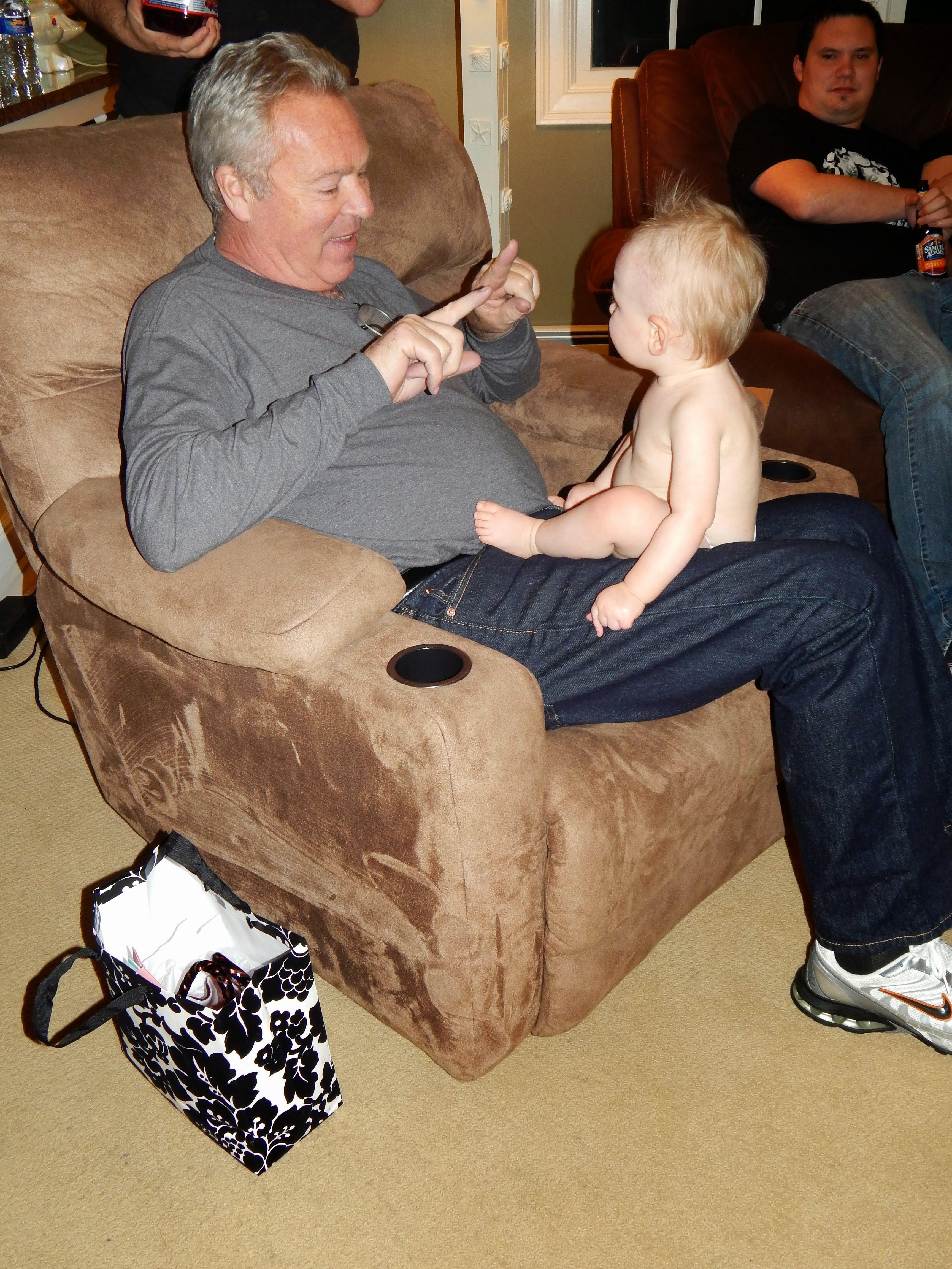 Uncle Jim with Molly on her 1…