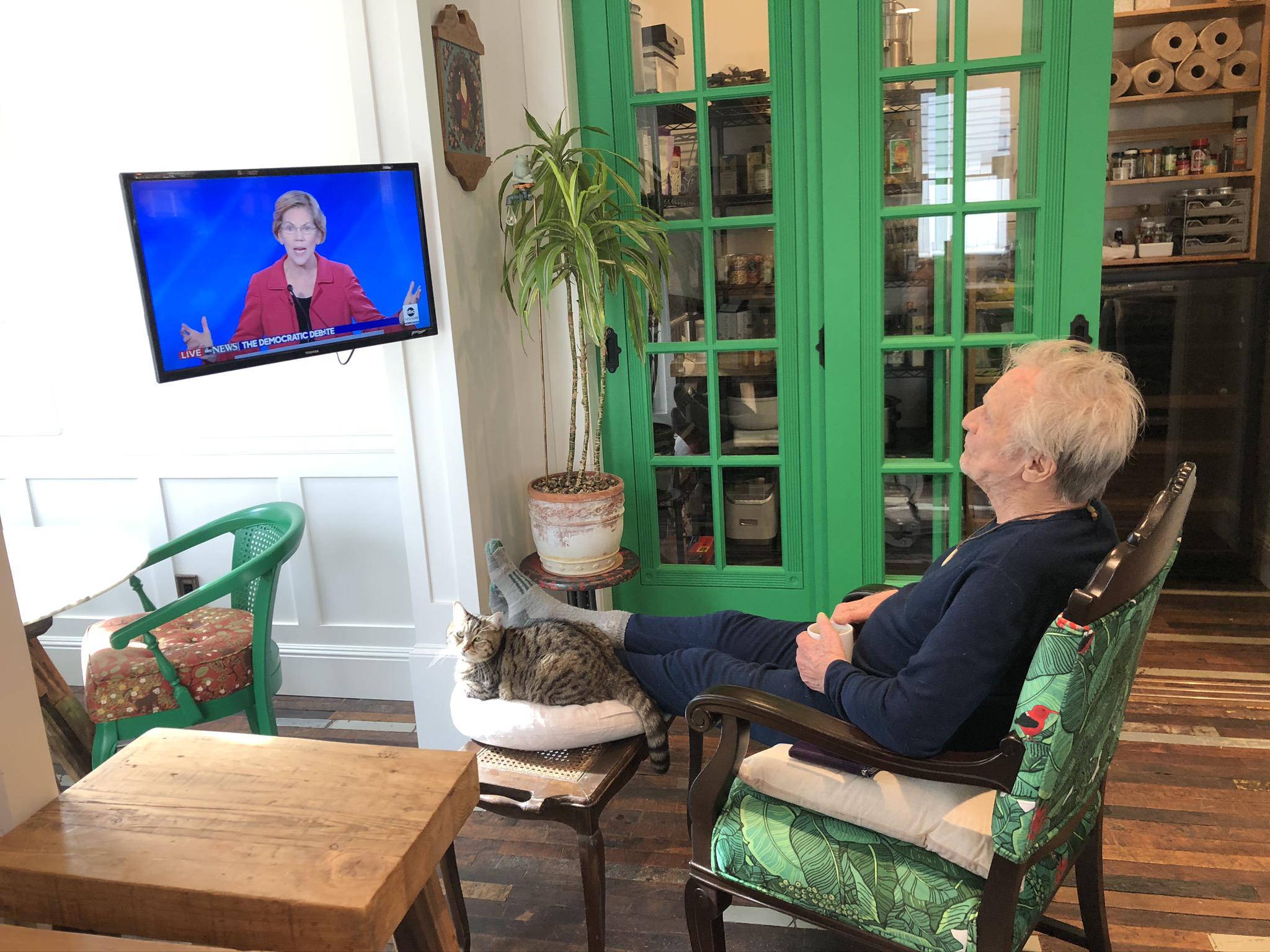 He made it to see the house f…