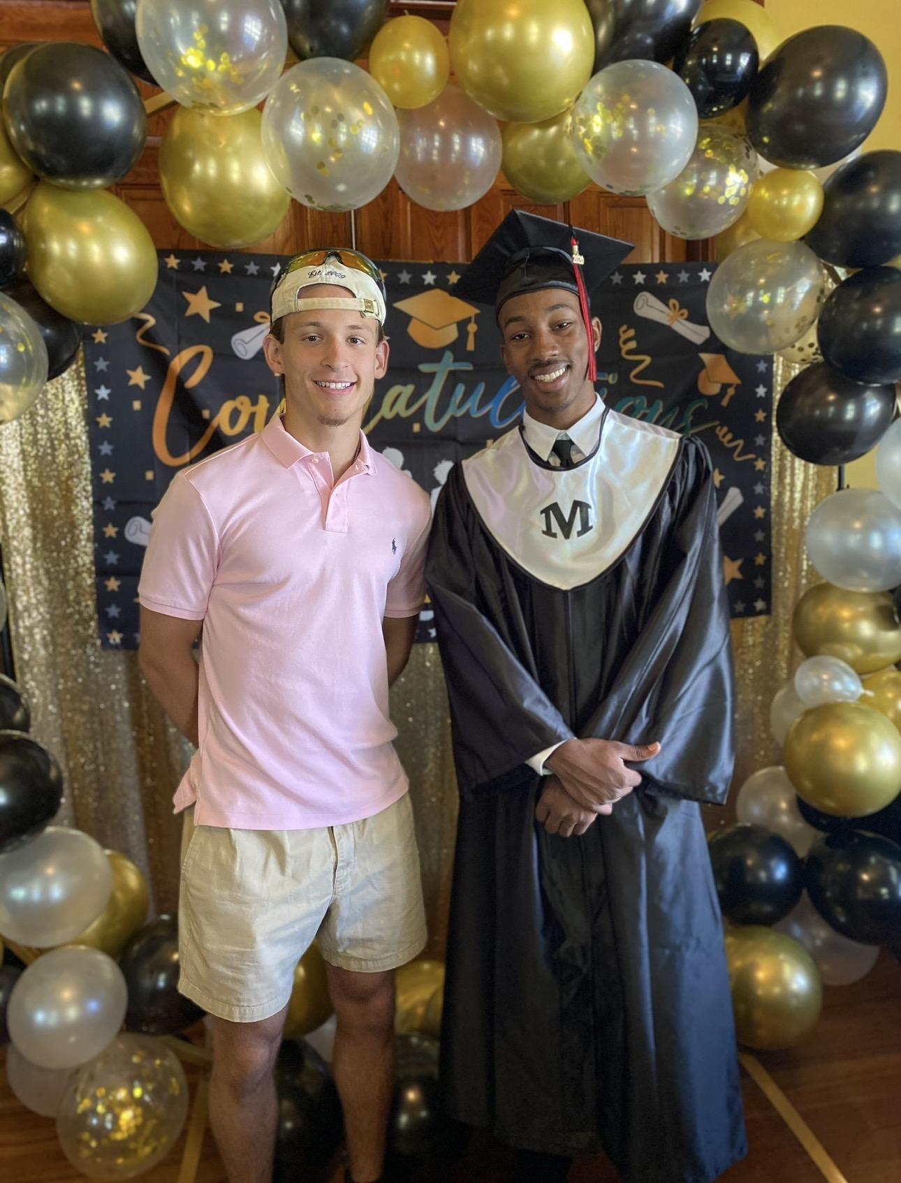 Devon’s graduation party. We …