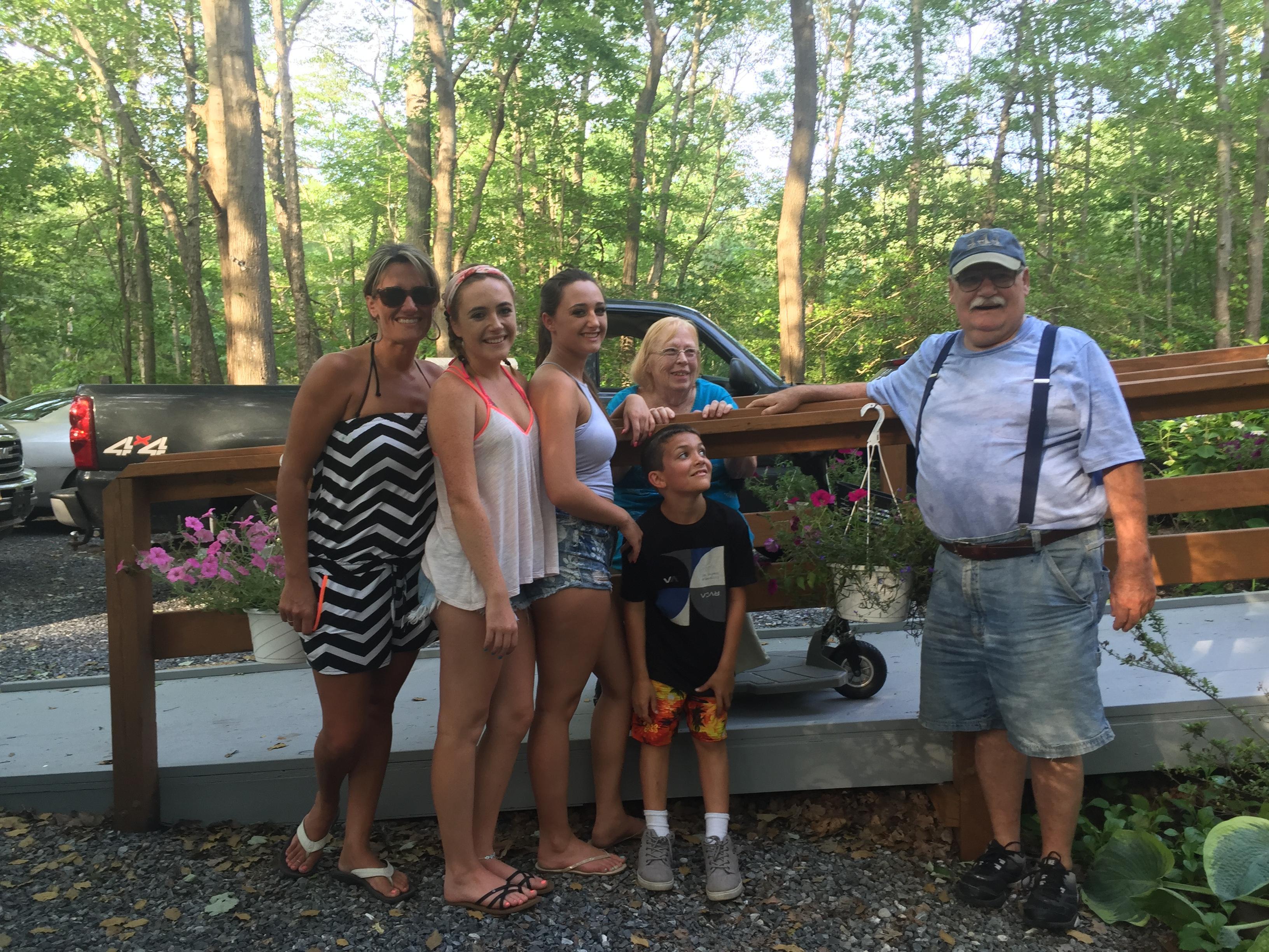 Dad, Katie, Tommy, Morgan, Br…