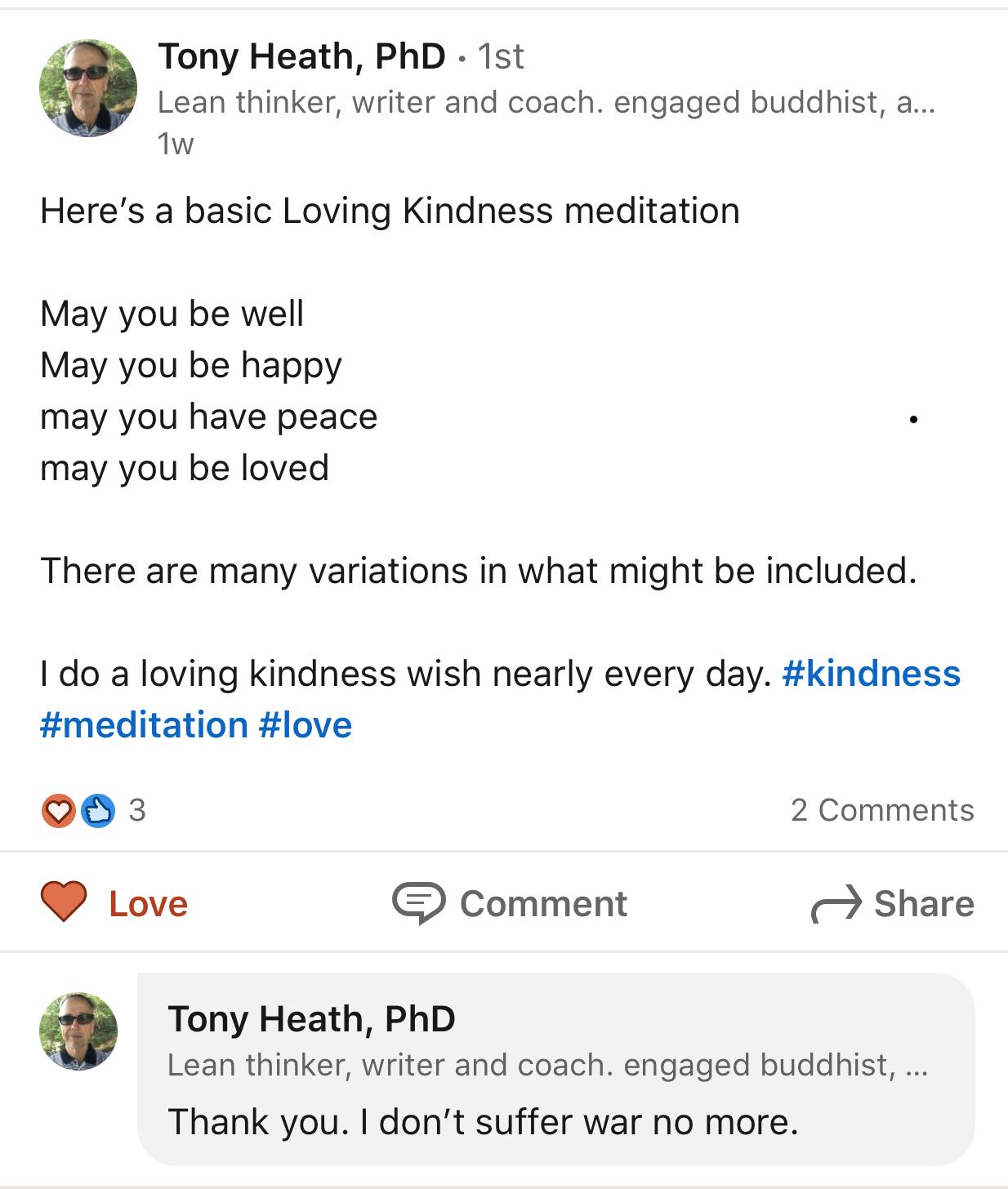 Tony’s Loving Kindness Medita…