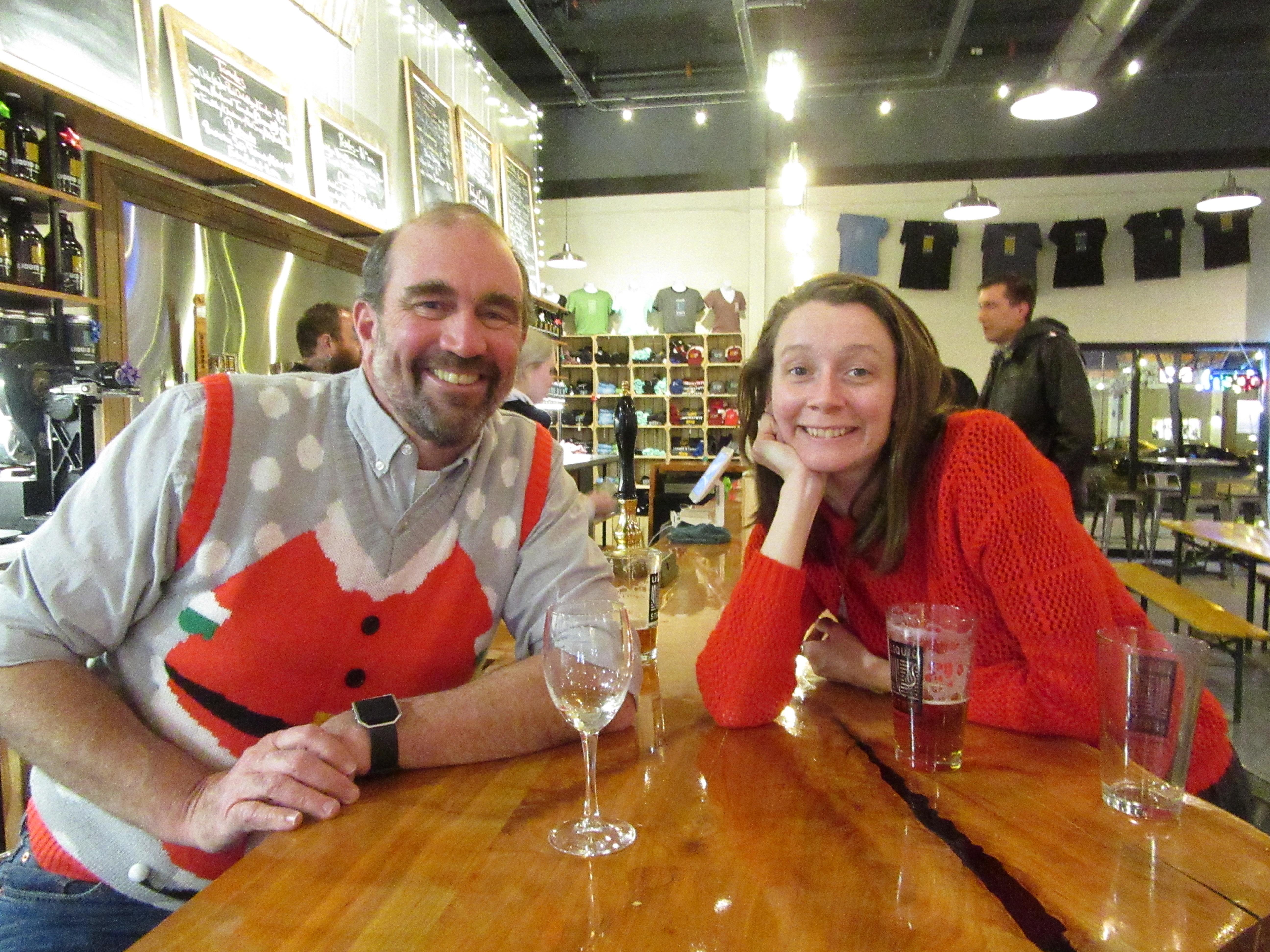 Celebrating at the ML Holiday…