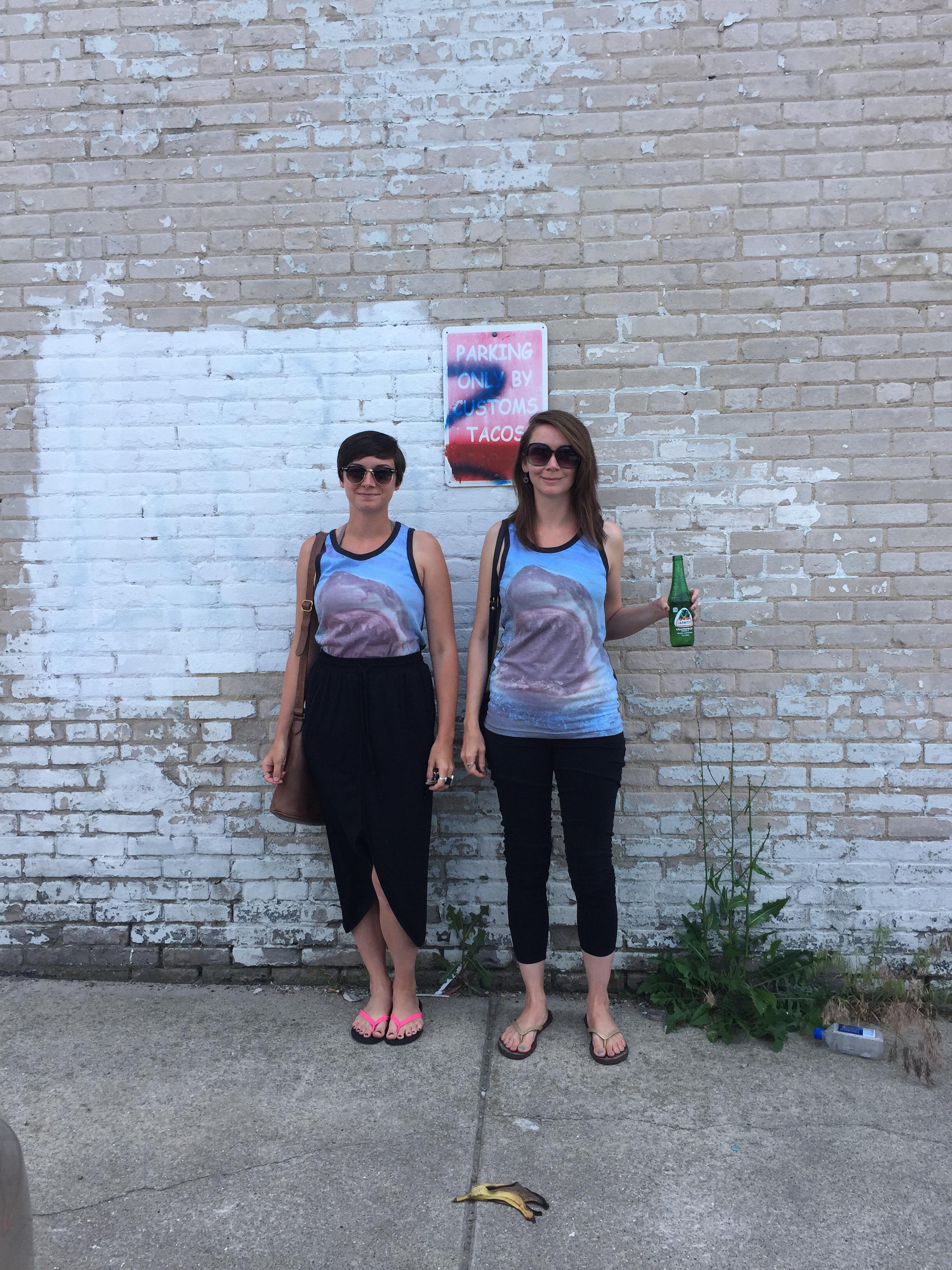 Emma and Lily in their matchi…