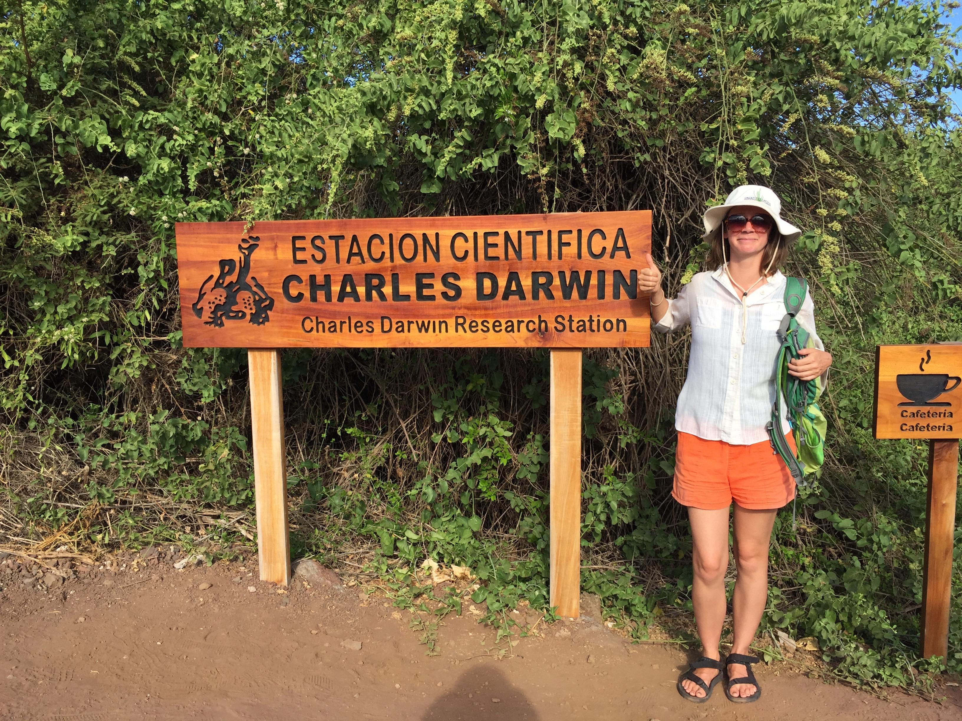 Emma in Galapagos