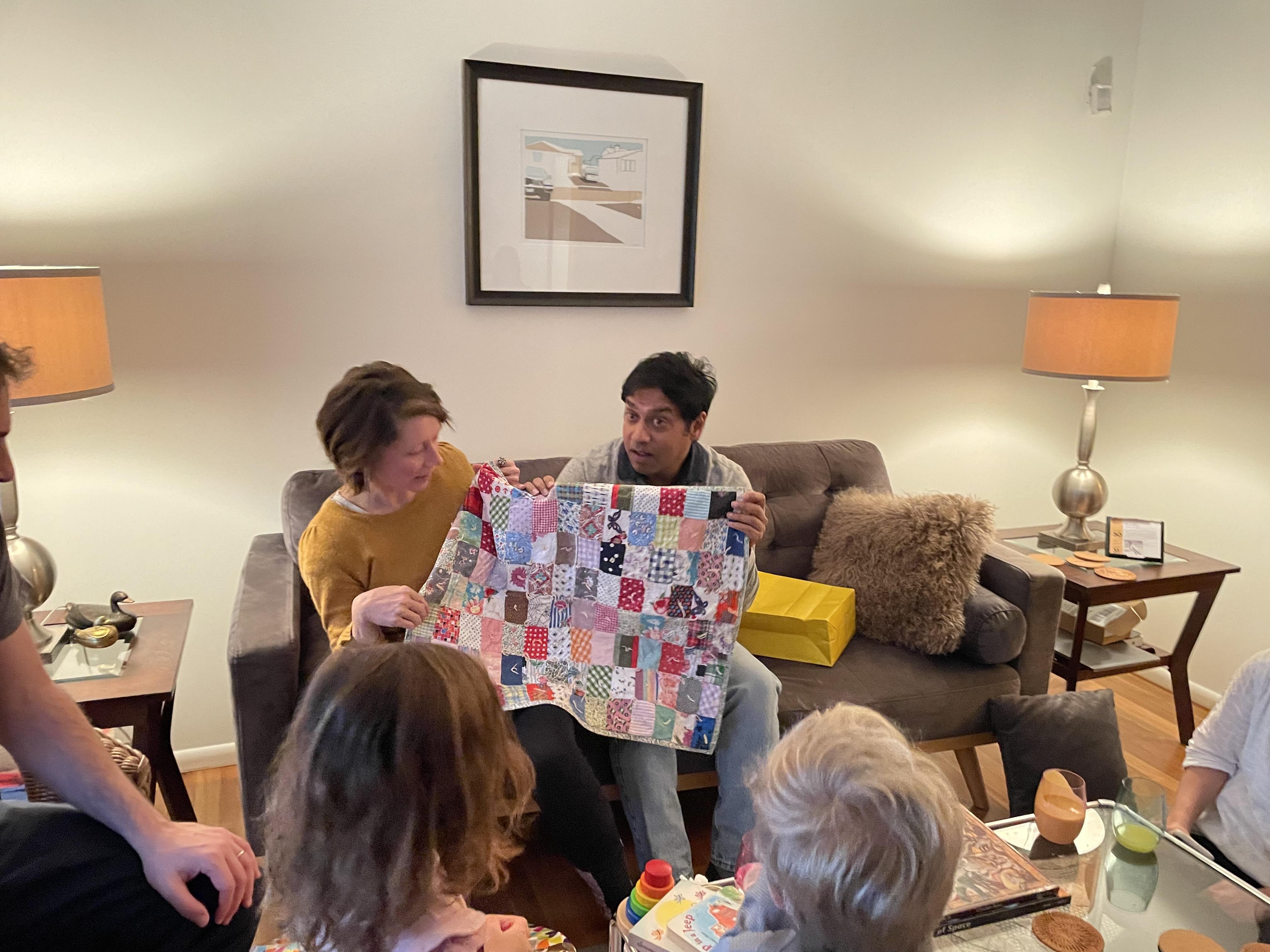 Veda baby shower quilt enthus…