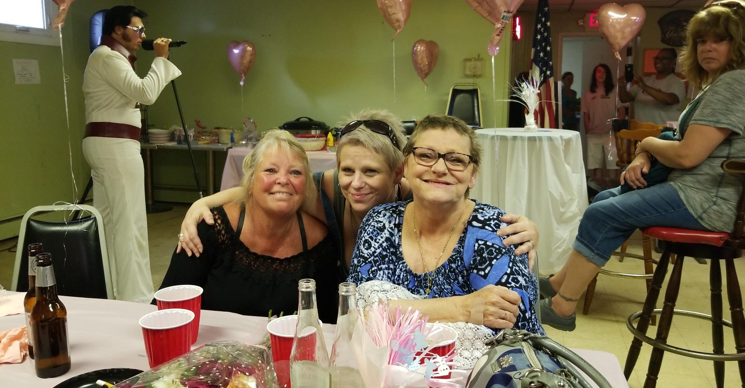 Bubs, Mom and Kim.