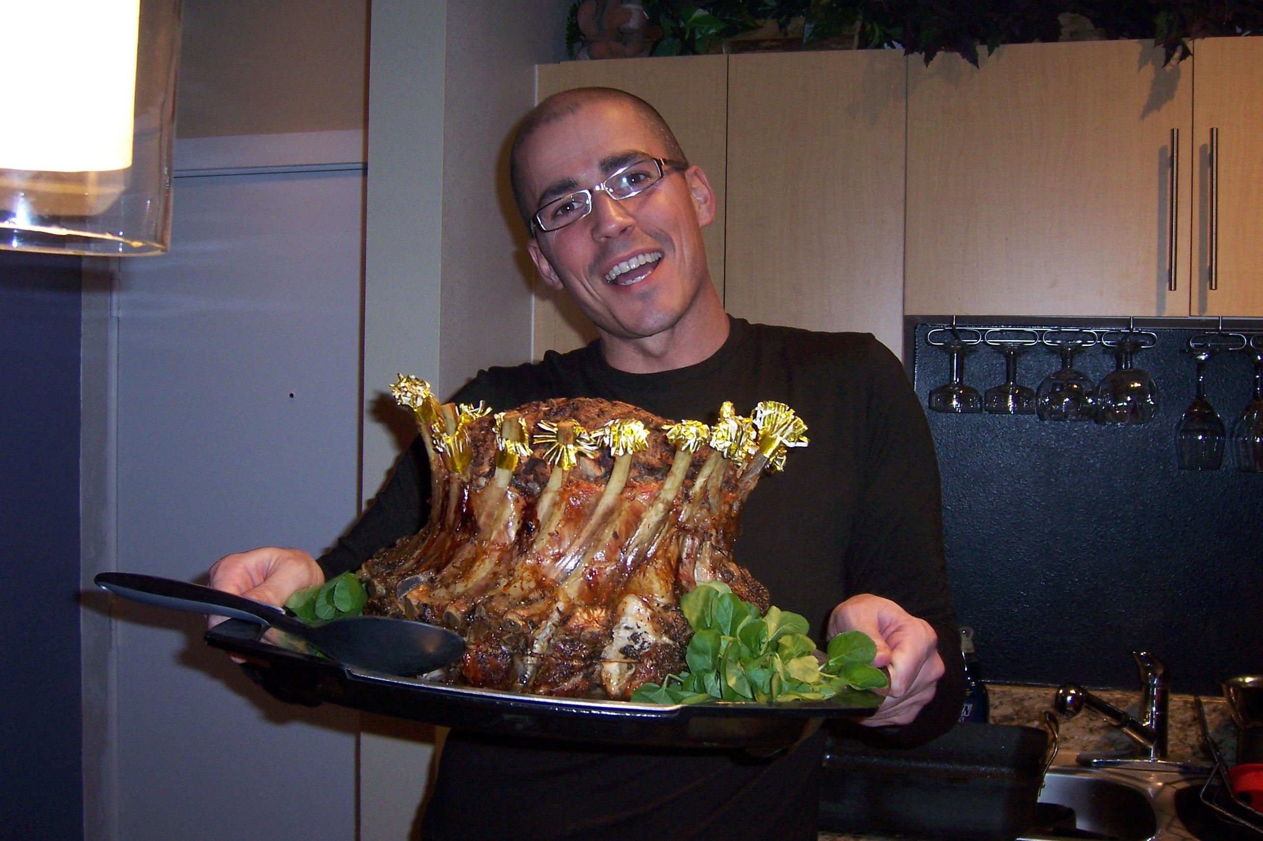 Justin showcasing Dan's culin…