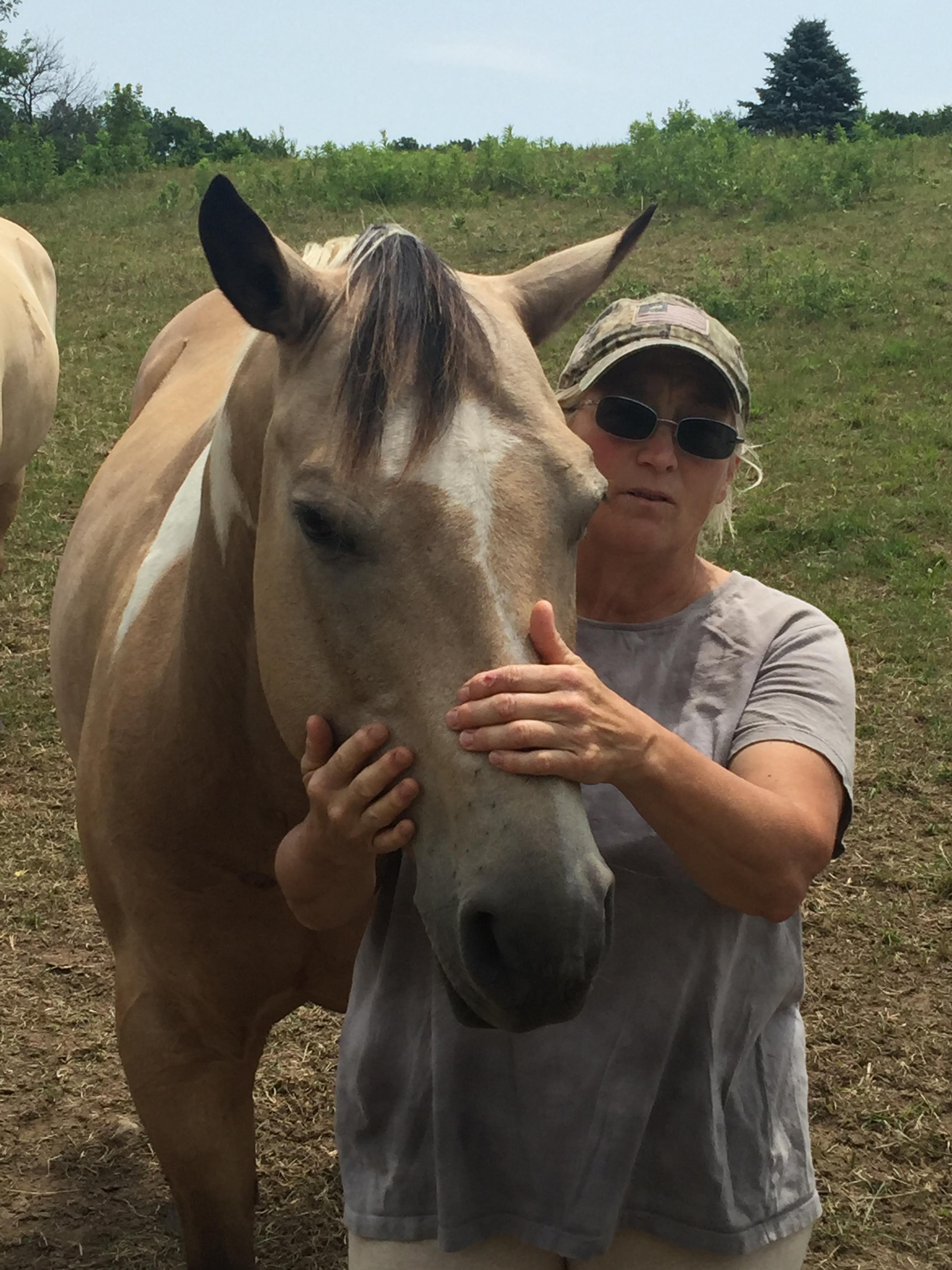 Brenda with Dusty